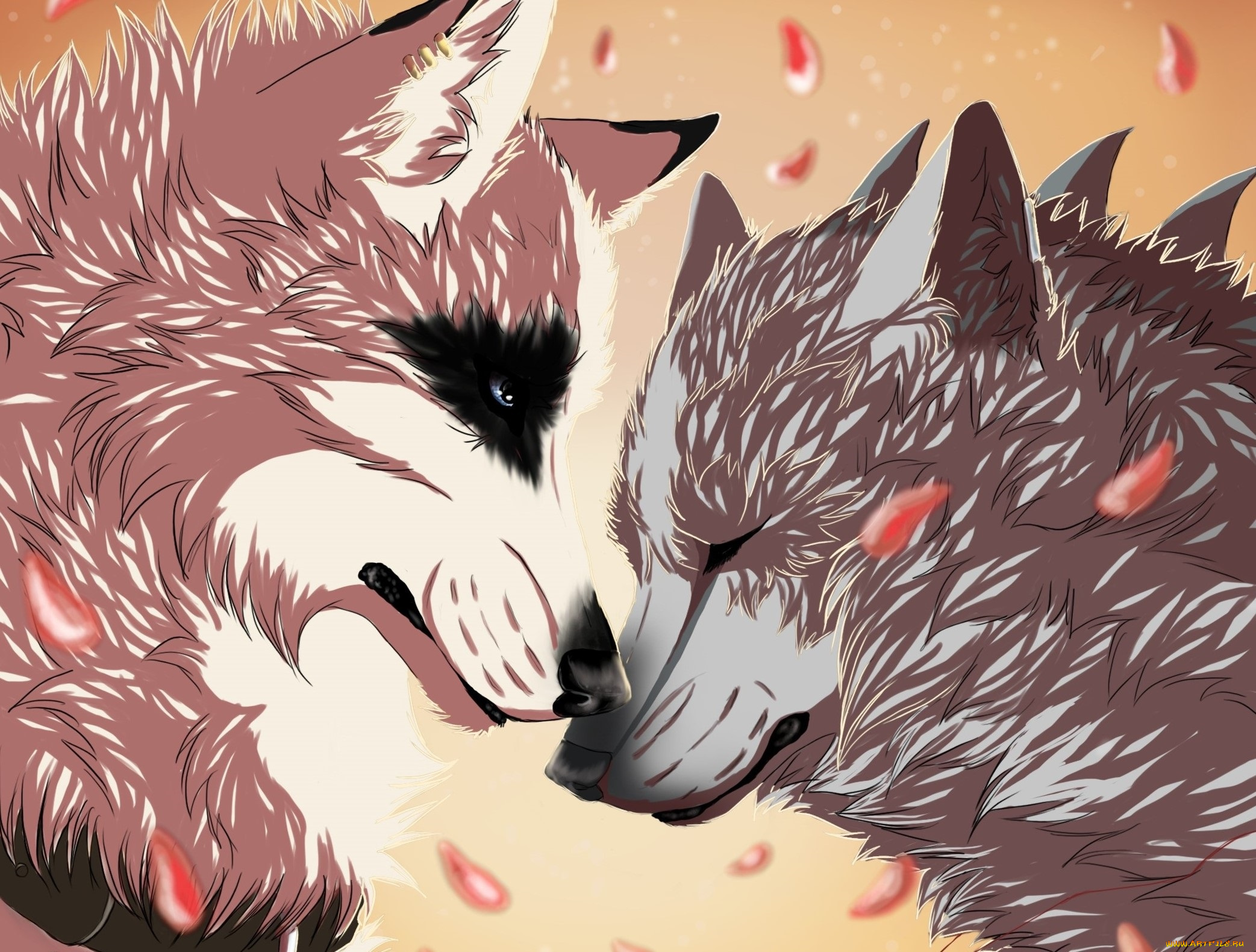 рисованные, животные, , собаки, собаки