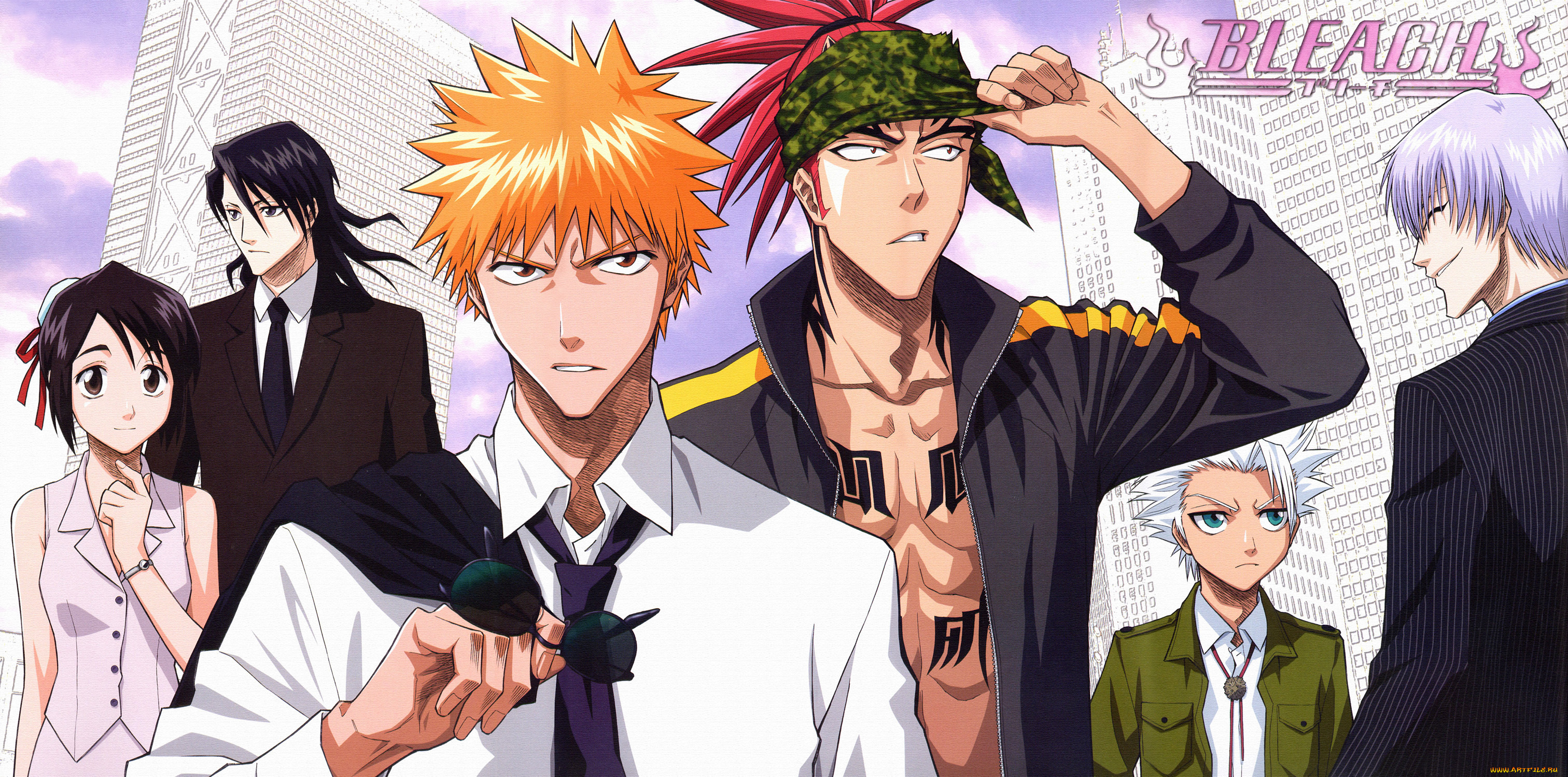 аниме, bleach, toshiro, hitsugaya, momo, hinamori, byakuya, kuchiki, renji, abarai, ichigo, kurosaki, shinigami, gin, ichimaru, anime