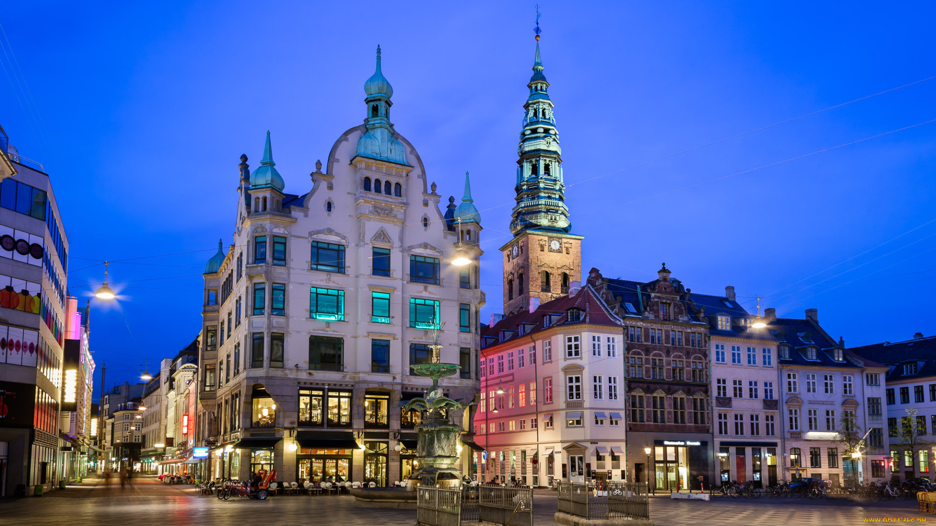 copenhagen, , denmark, города, копенгаген, , дания, площадь, ратуша