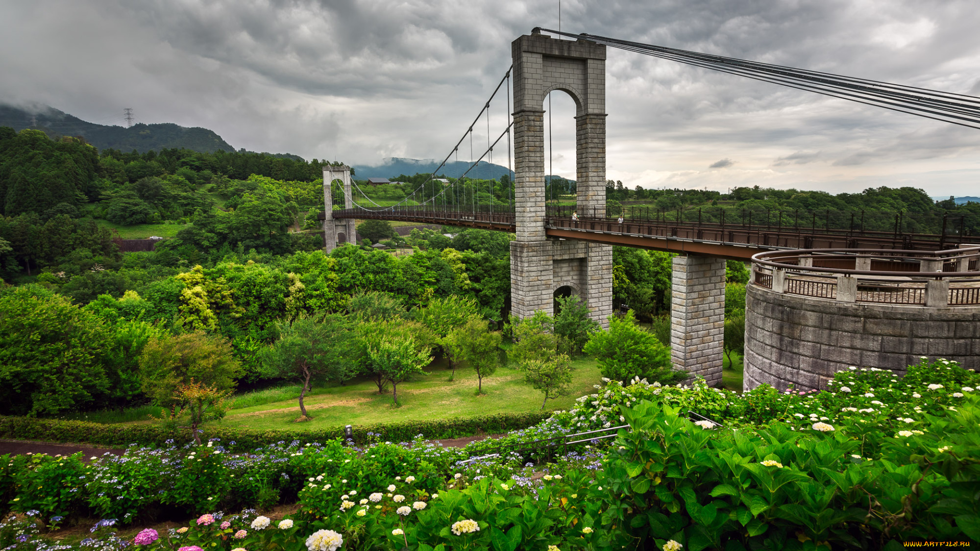 hadano, , kangawa, , japan, города, -, мосты, мост
