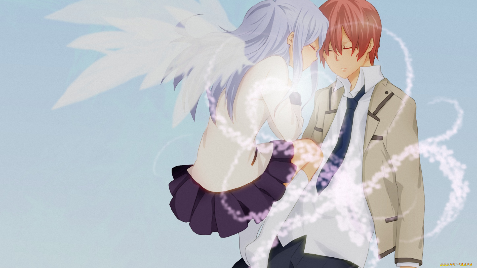 аниме, angel, beats, ангельские, ритмы