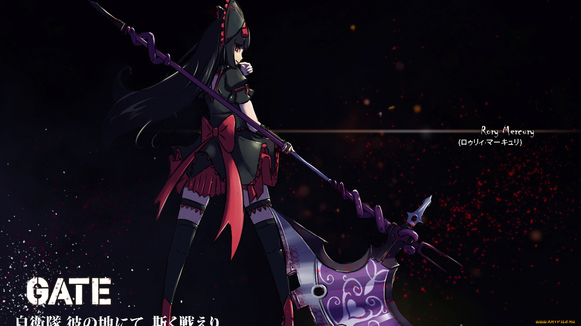 аниме, gate, девушка