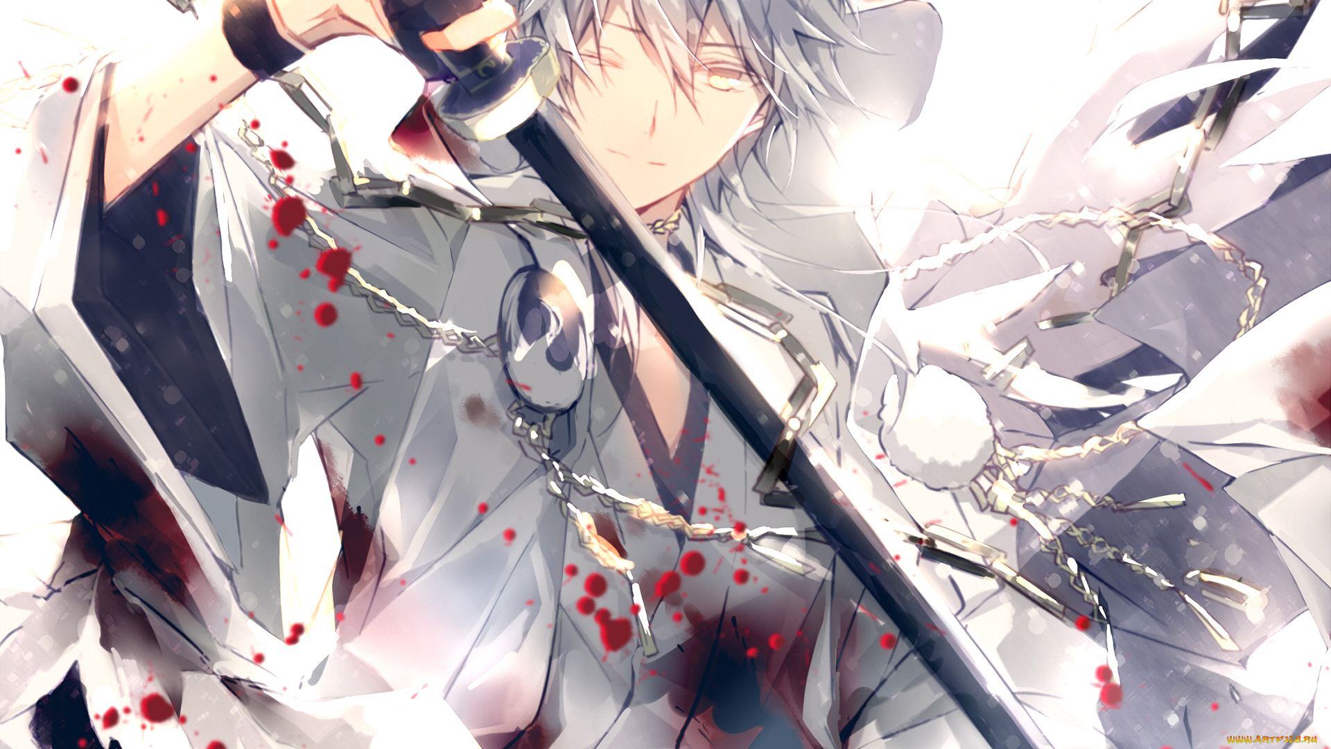 аниме, touken, ranbu, танец, мечей