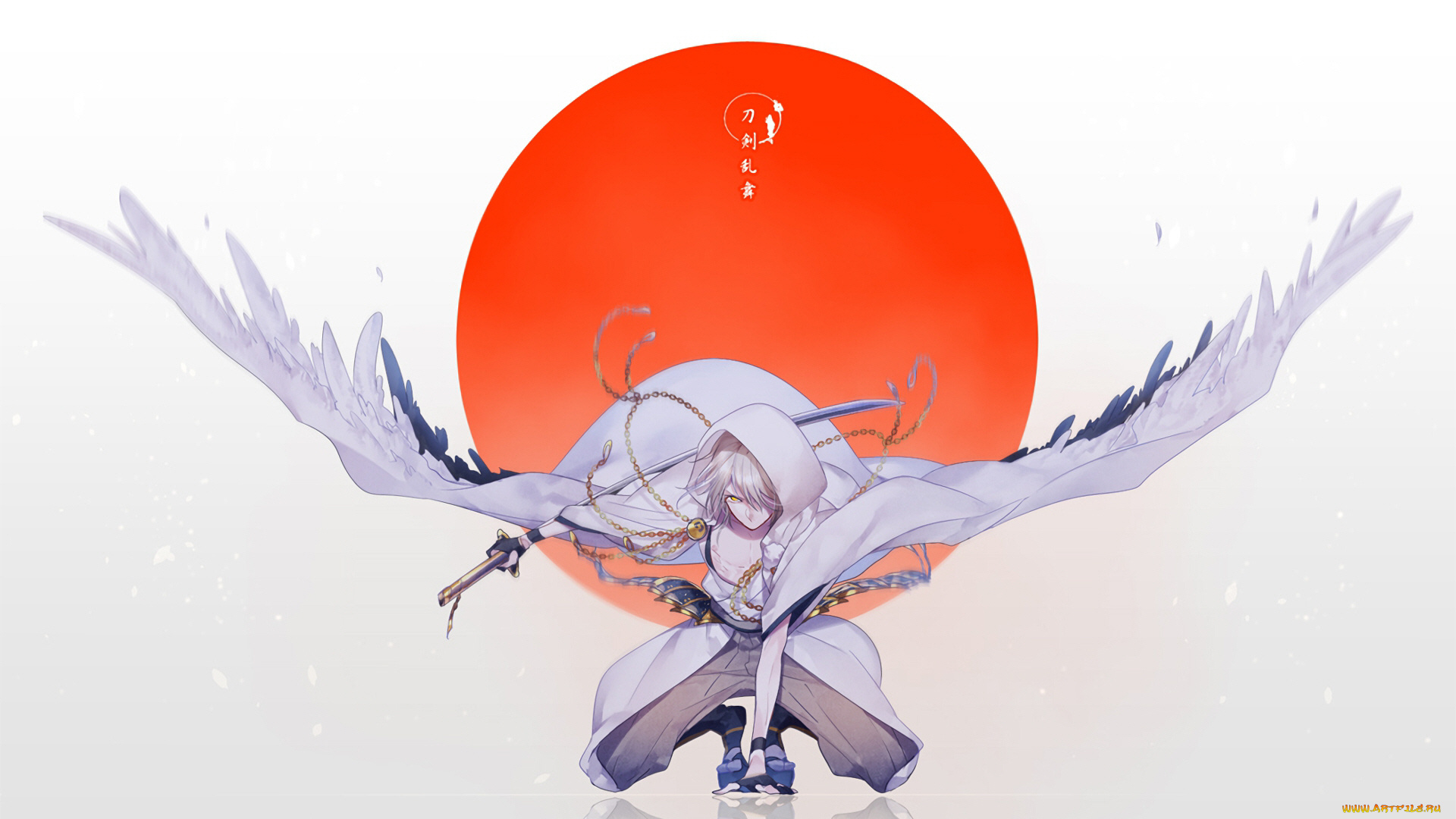 аниме, touken, ranbu, танец, мечей