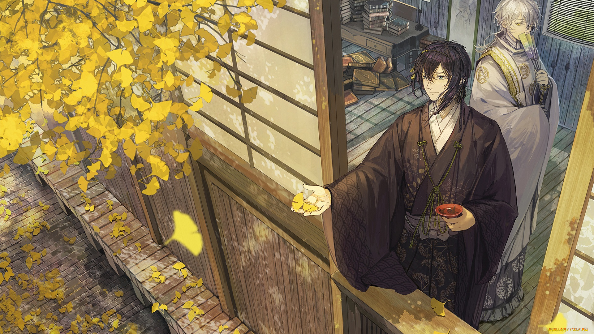 аниме, touken, ranbu, танец, мечей