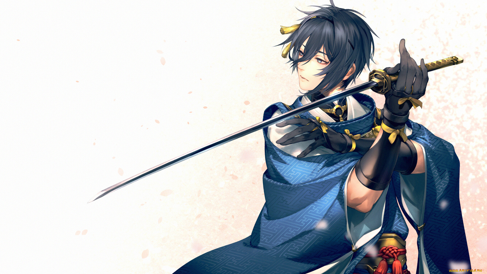 аниме, touken, ranbu, танец, мечей