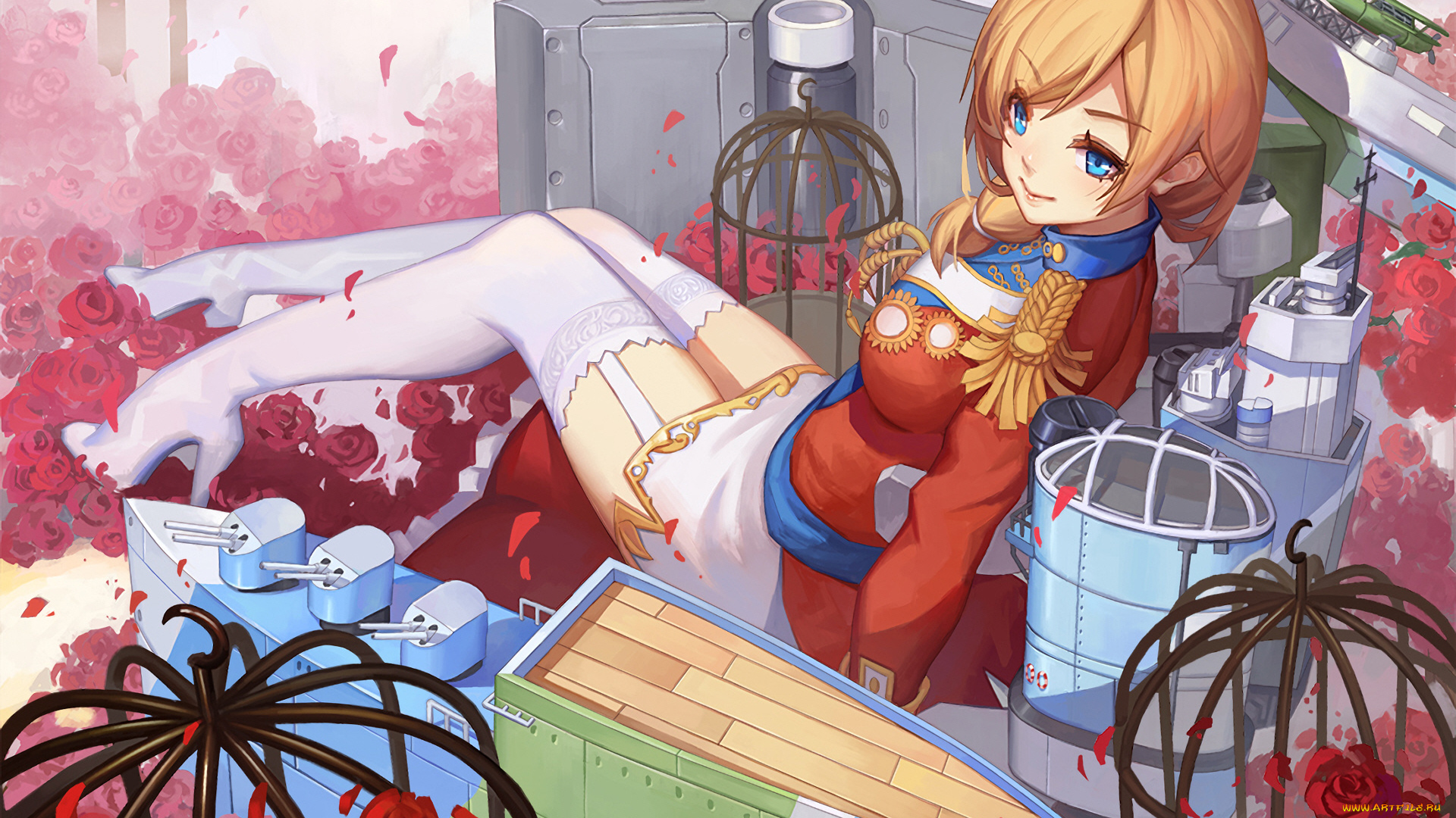 аниме, zhan, jian, shao, nyu, девушка