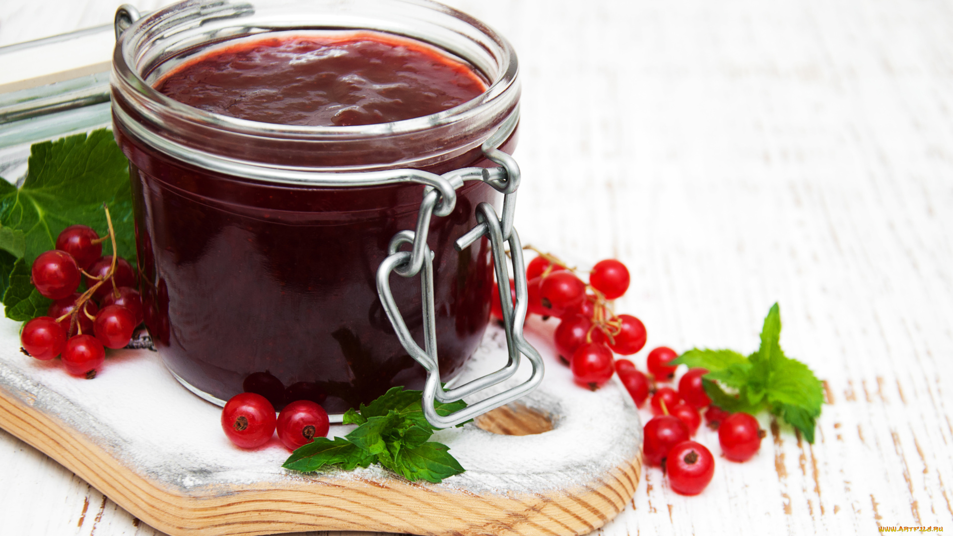 еда, мёд, , варенье, , повидло, , джем, джем, банка, листья, ягоды, смородина