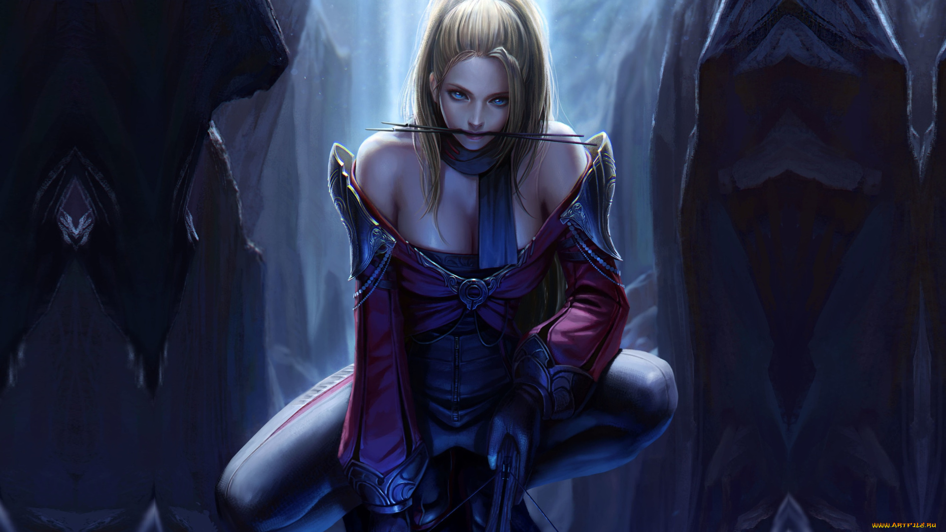 фэнтези, девушки, арт, девушка, ассасин