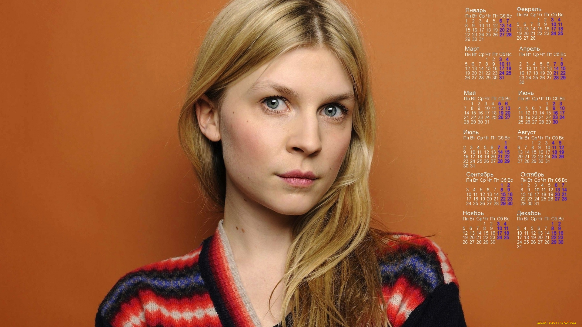 календари, знаменитости, блондинка, взгляд, актриса