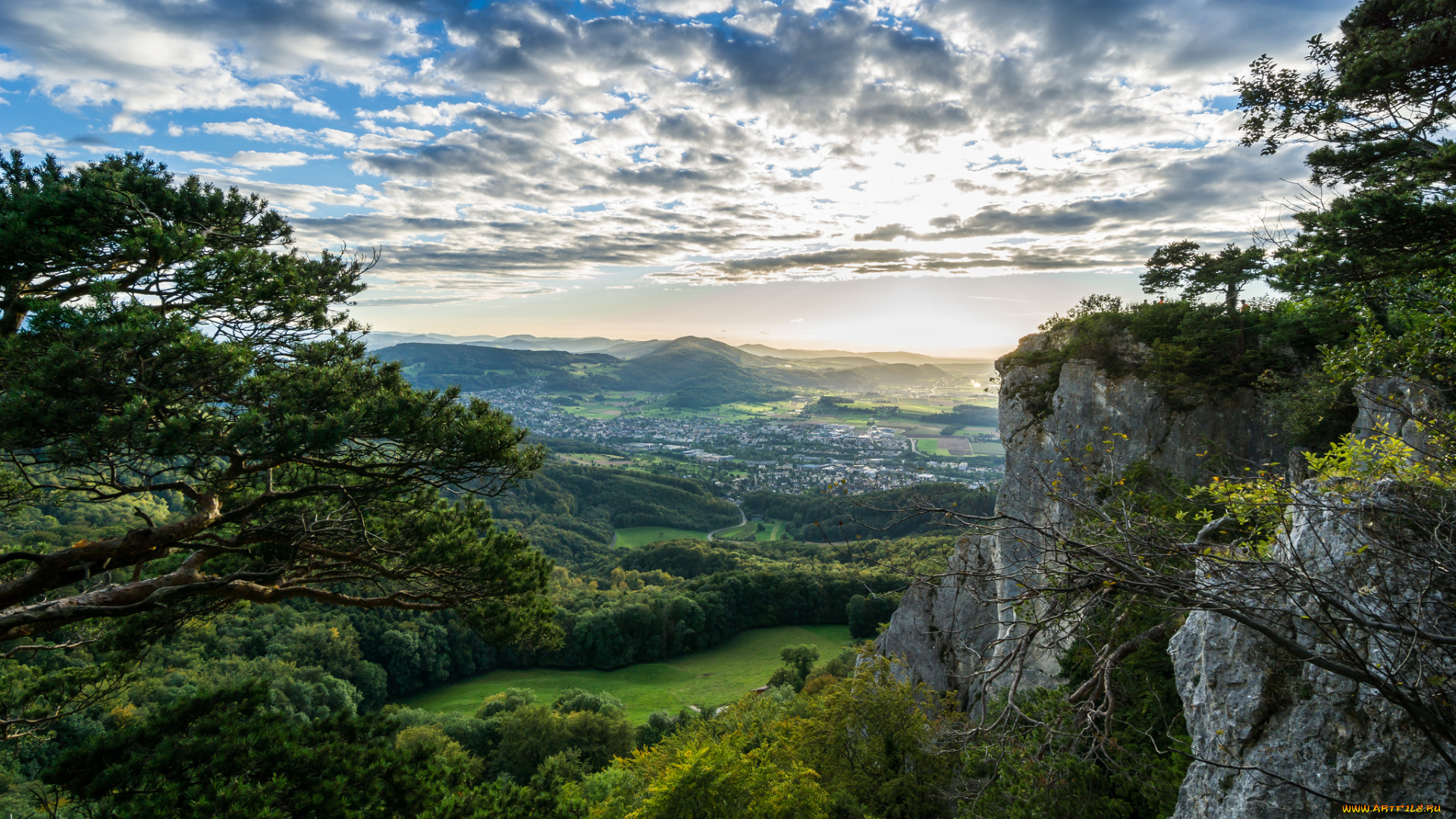 природа, горы, простор