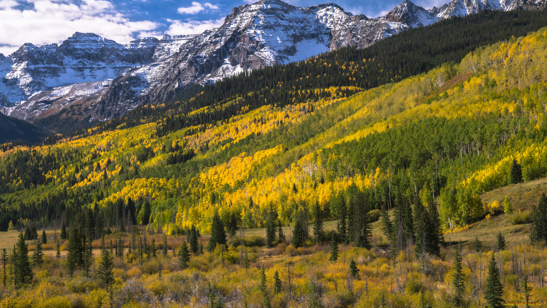 природа, горы, простор