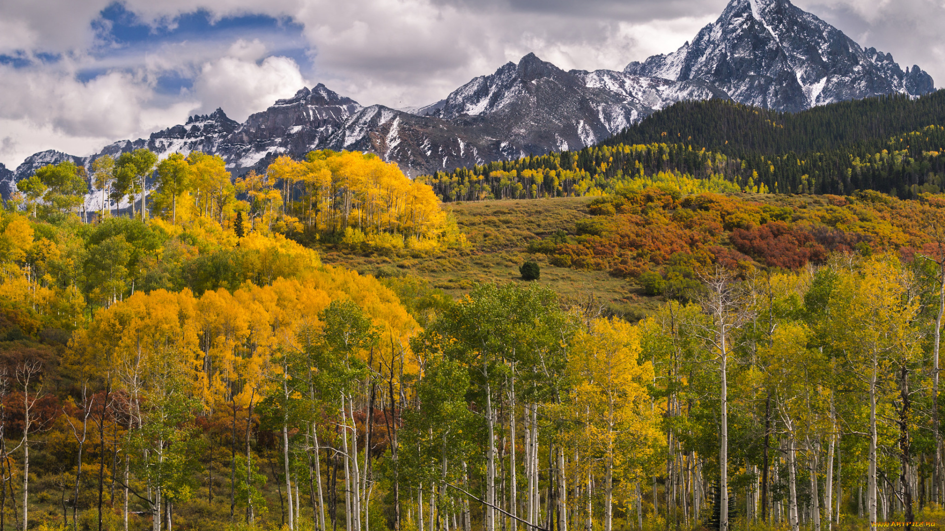 природа, горы, простор