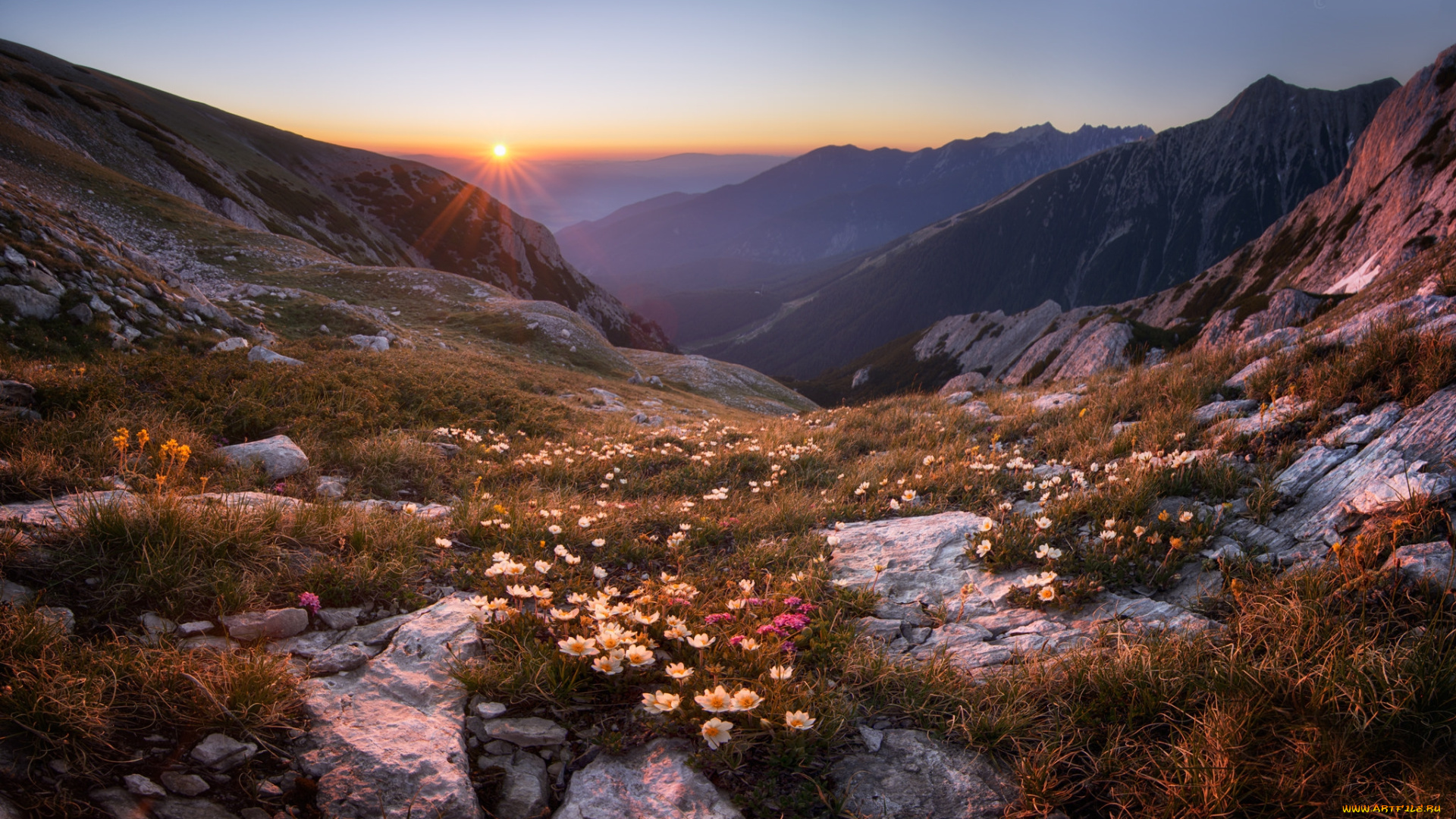 природа, горы, простор