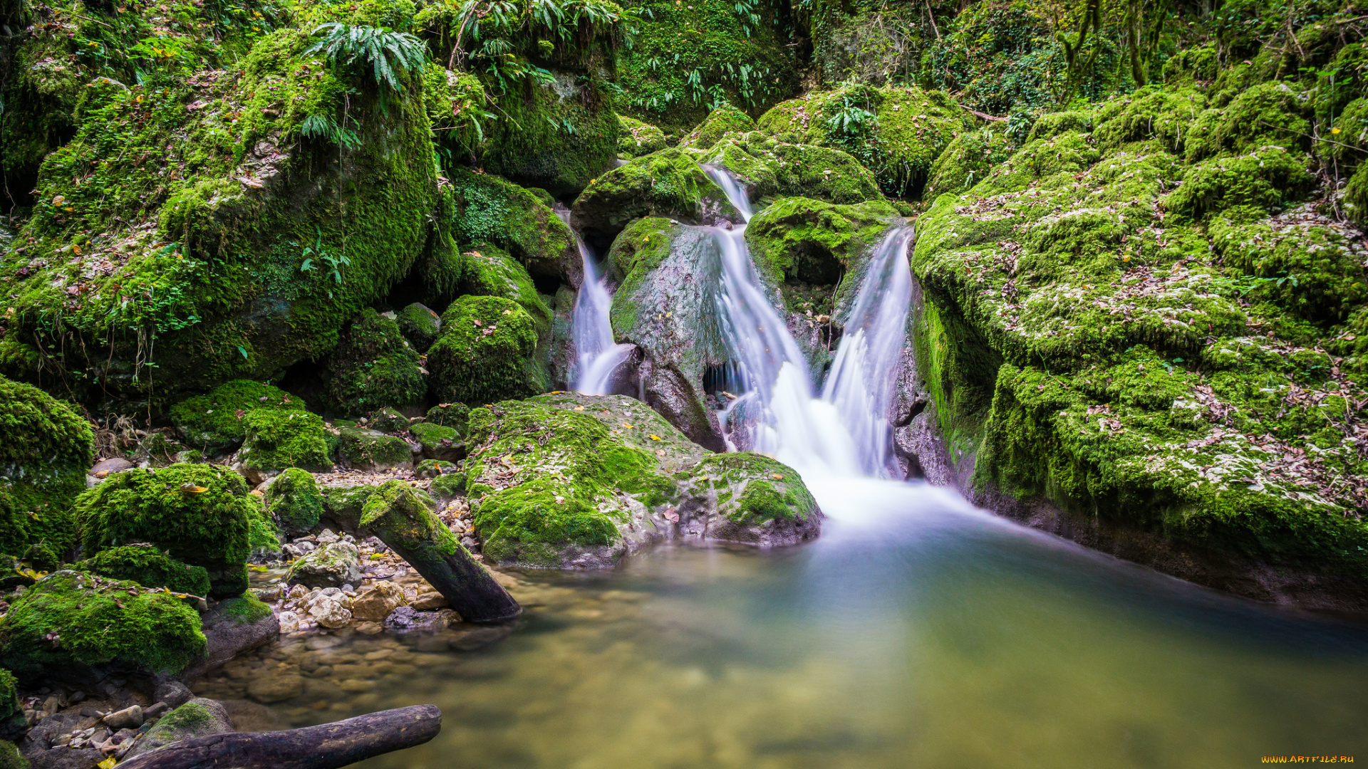 природа, водопады, простор