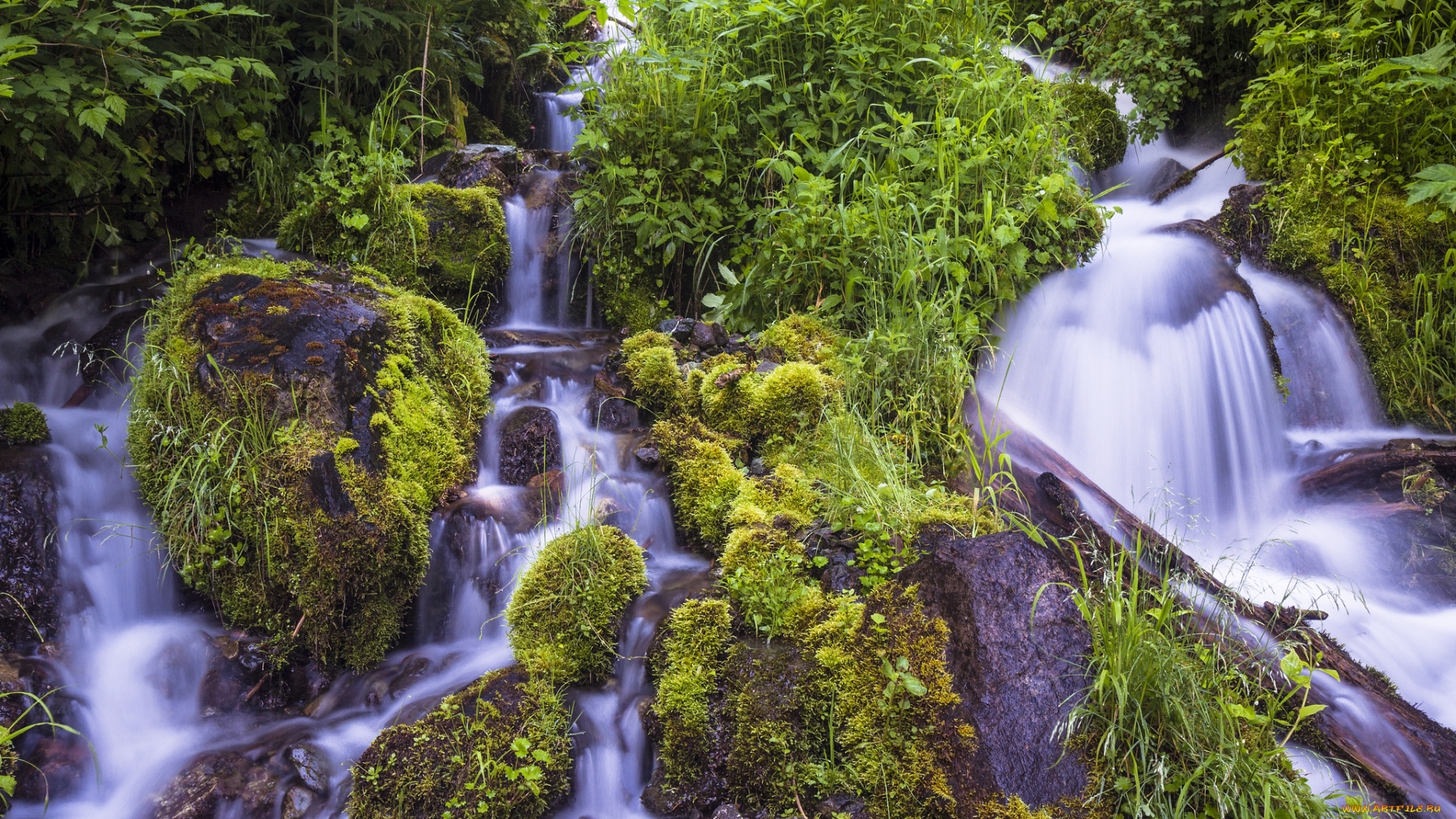 природа, водопады, простор
