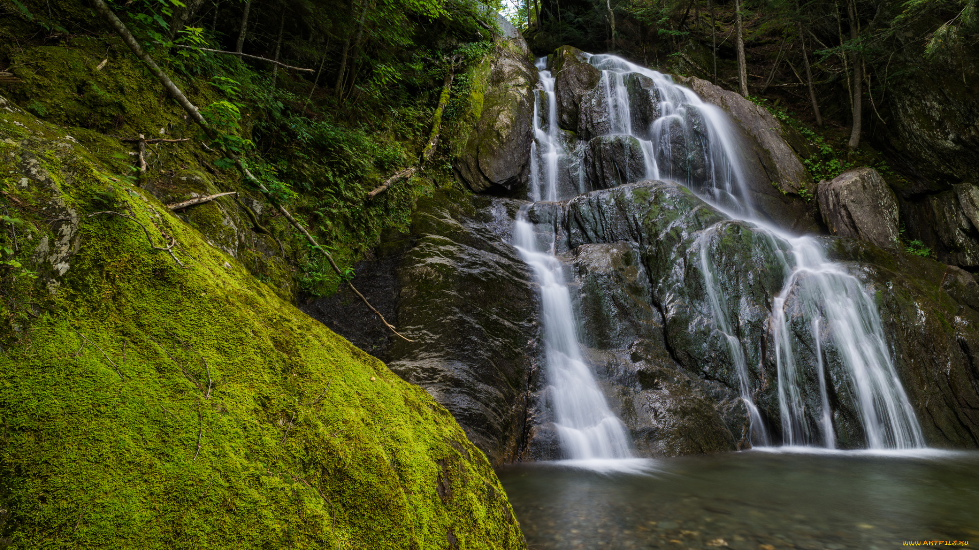 природа, водопады, простор