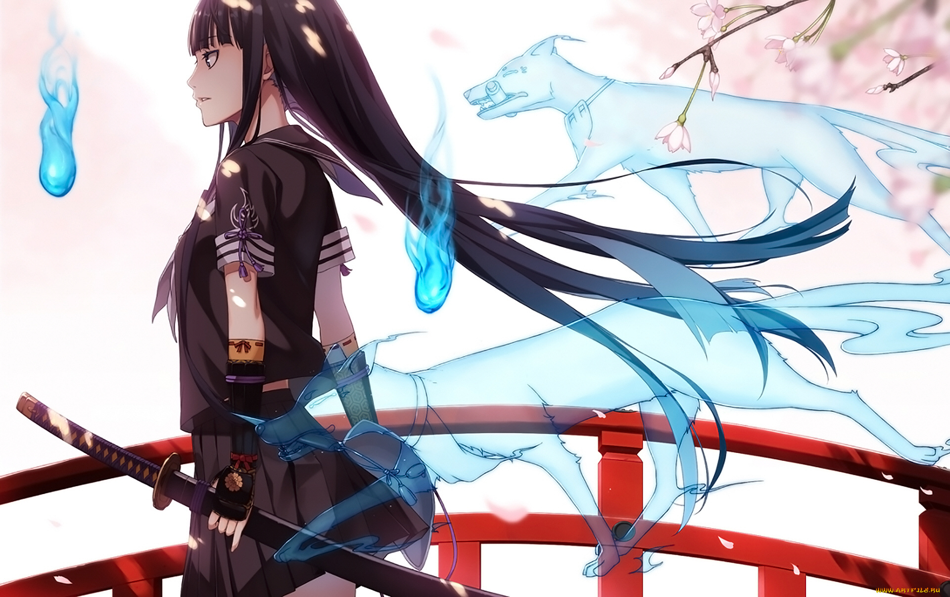 аниме, оружие, , техника, , технологии, девушка