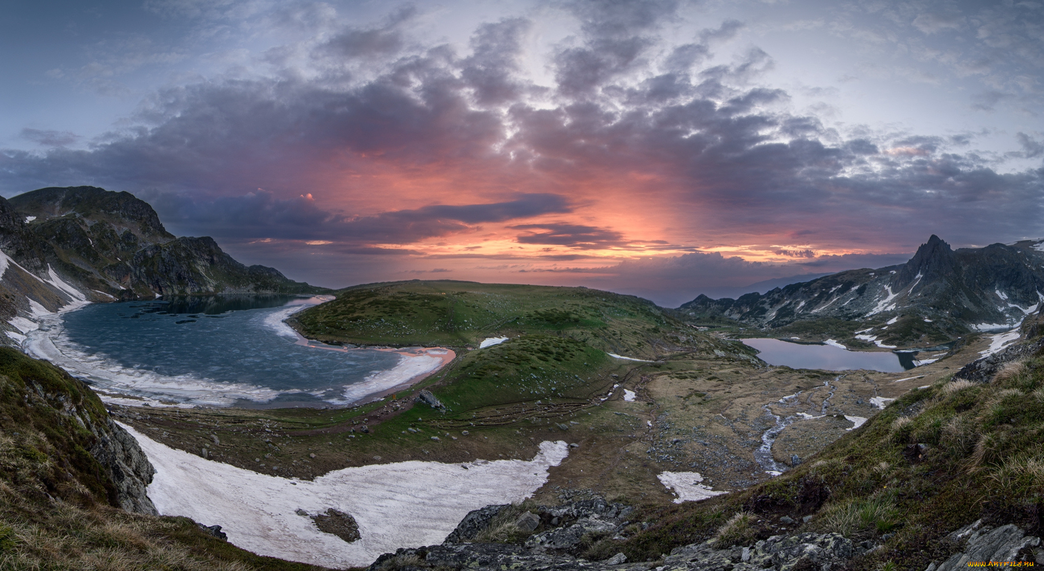 природа, побережье, простор