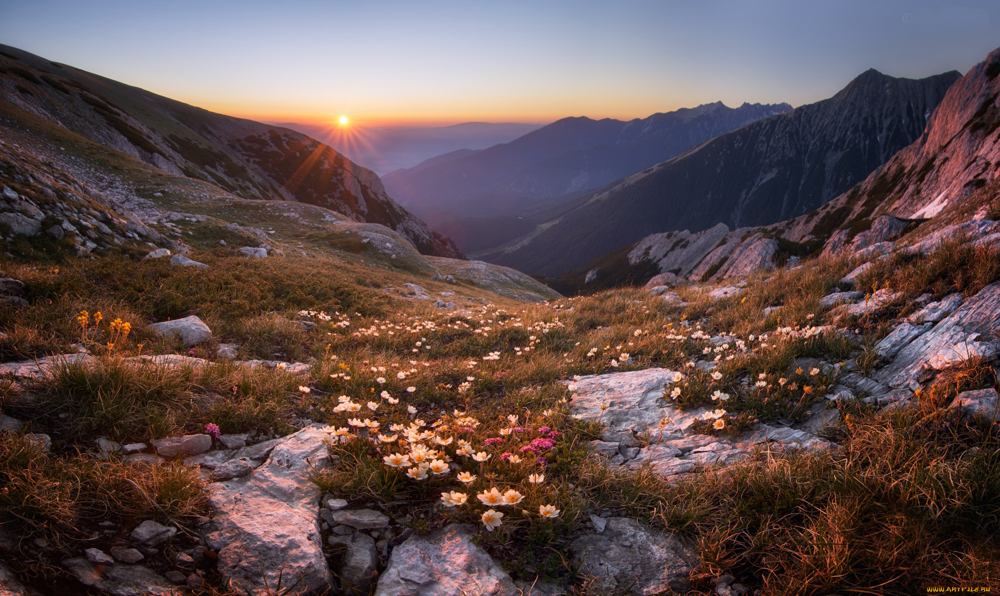 природа, горы, простор