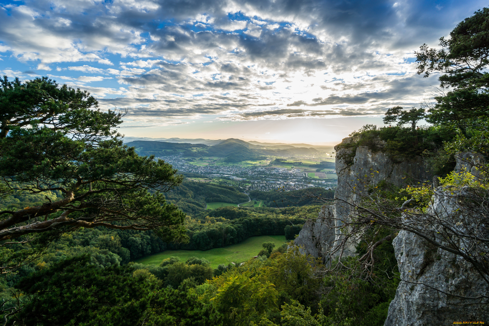 природа, горы, простор