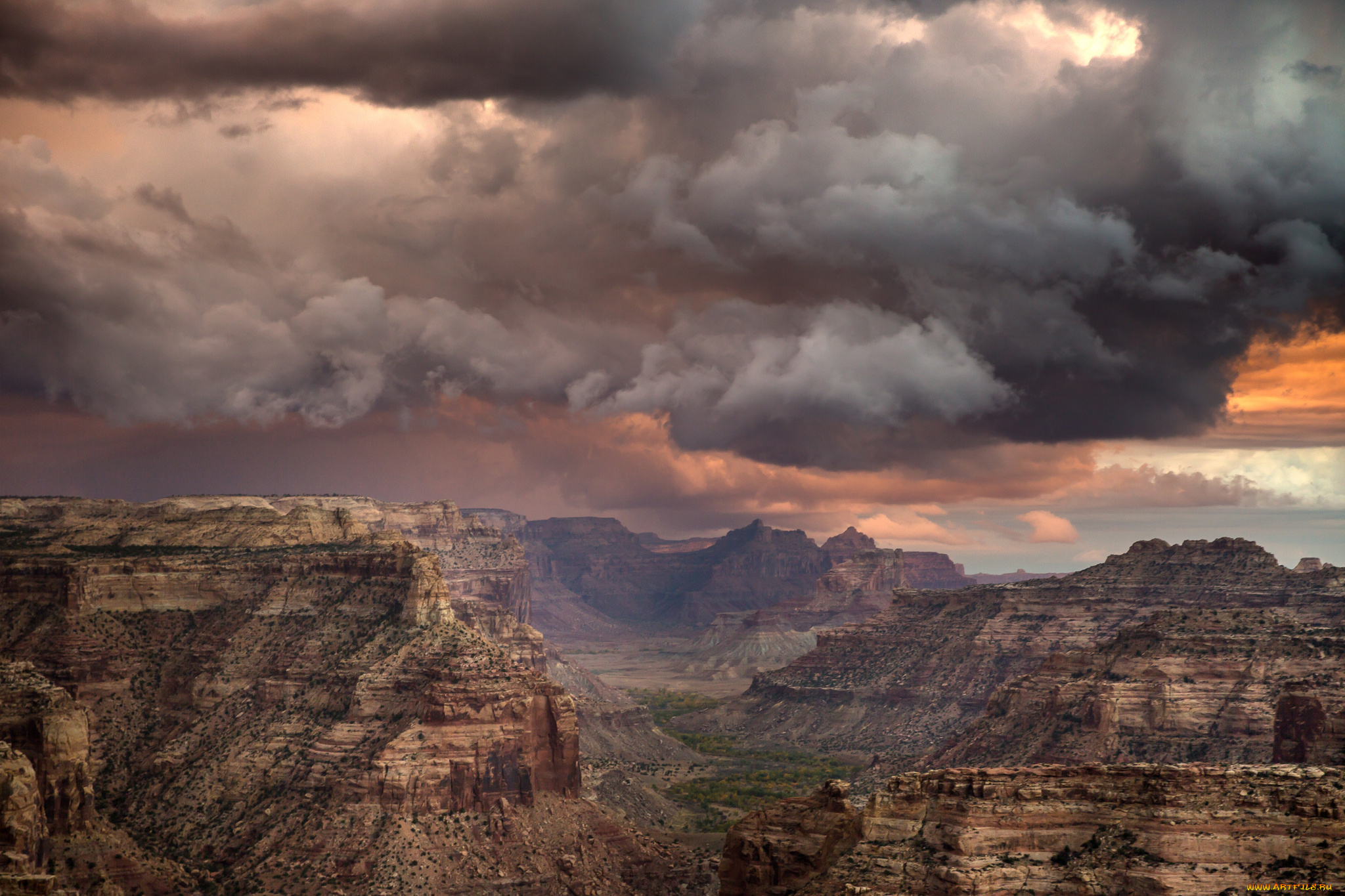 природа, горы, простор