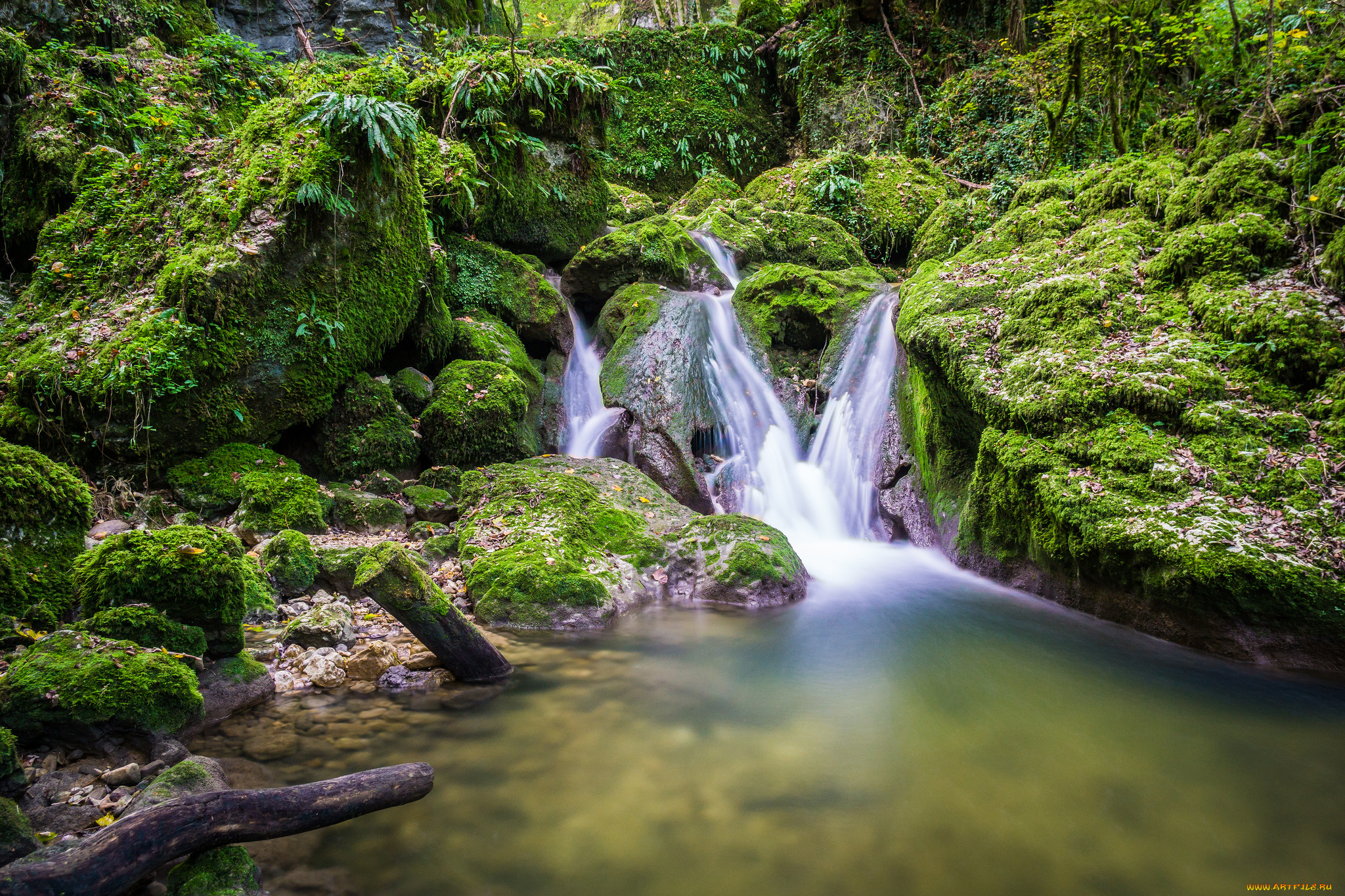 природа, водопады, простор