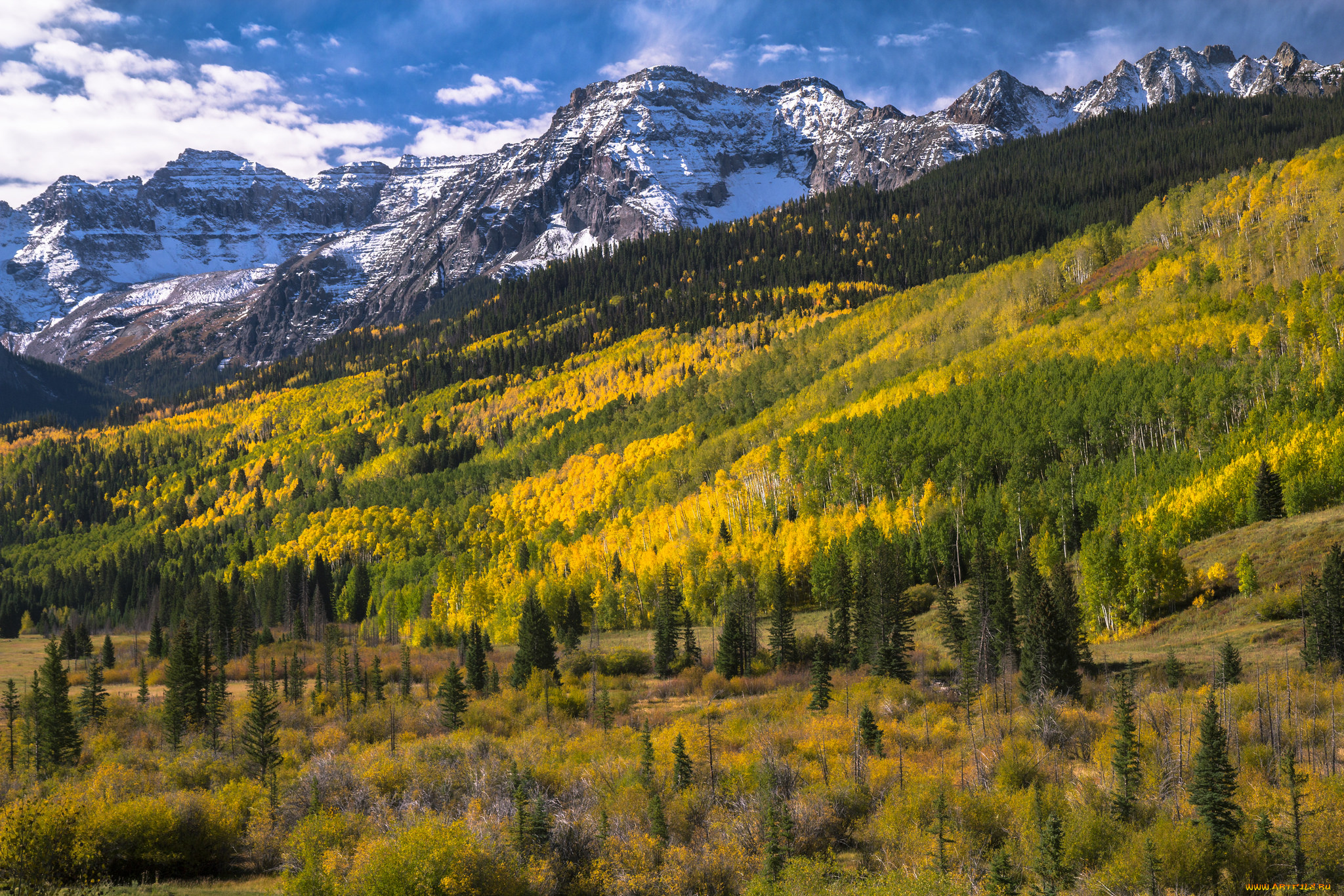 природа, горы, простор