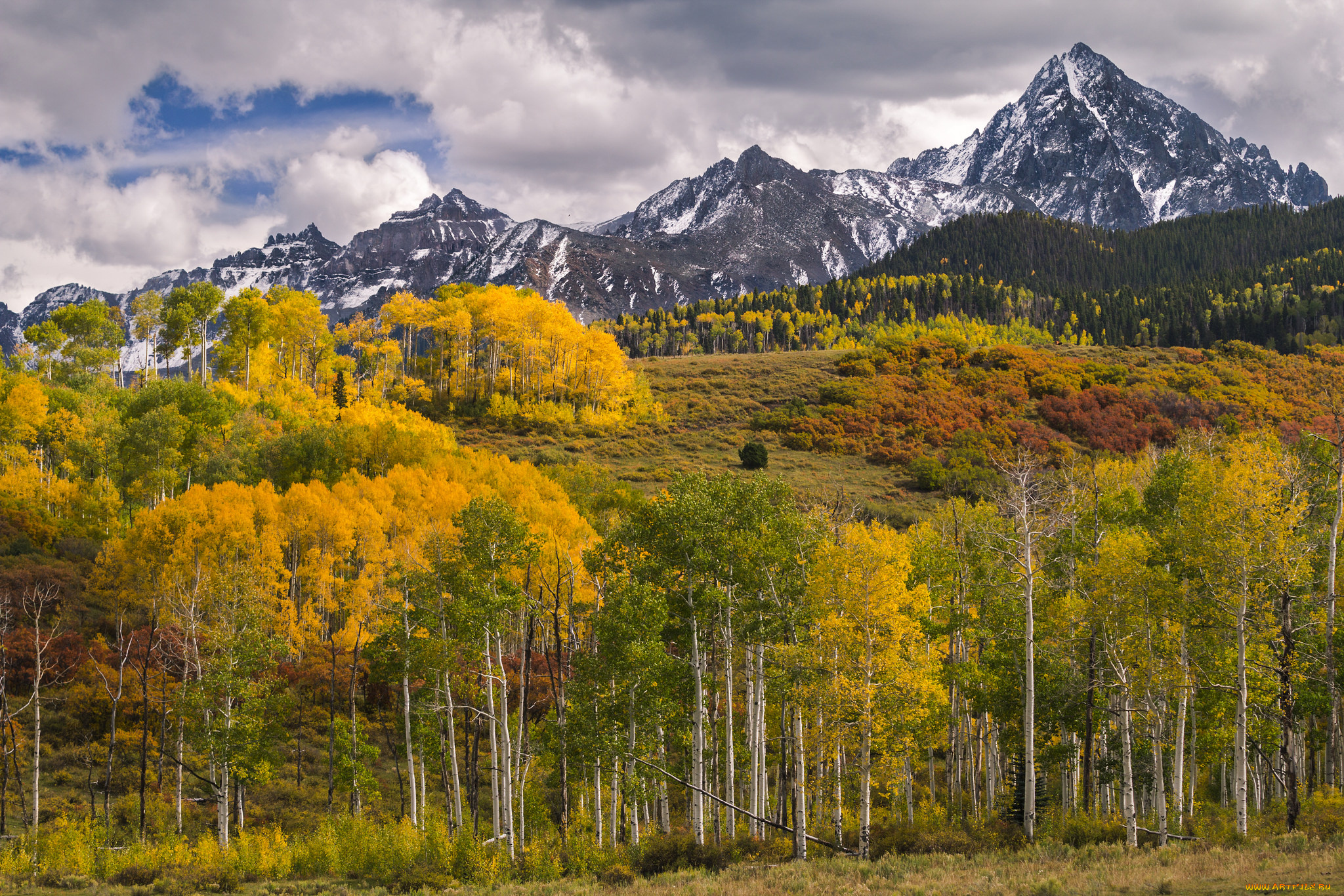 природа, горы, простор