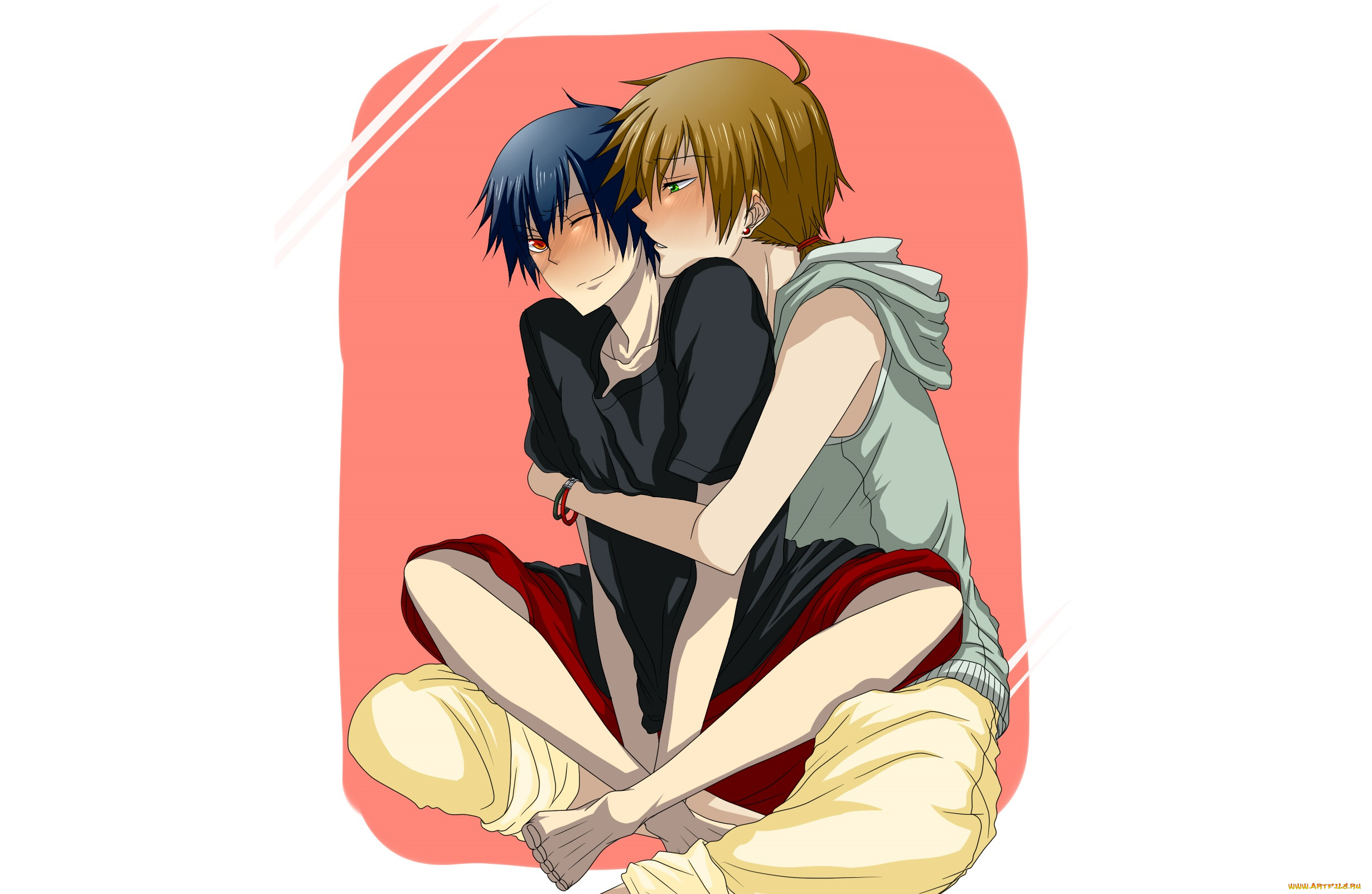 аниме, pokemon, парни