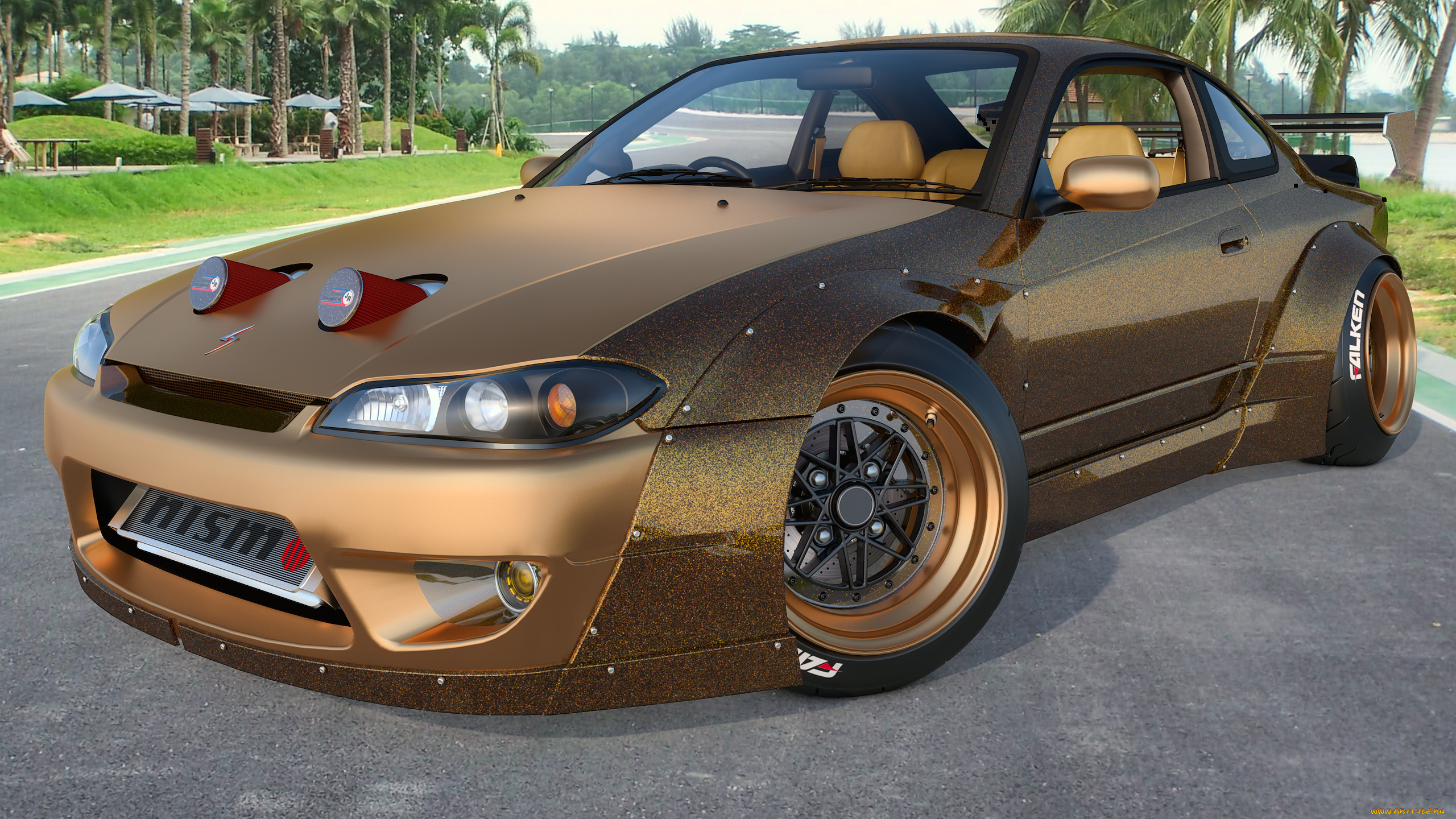 автомобили, 3д, автомобиль, фон