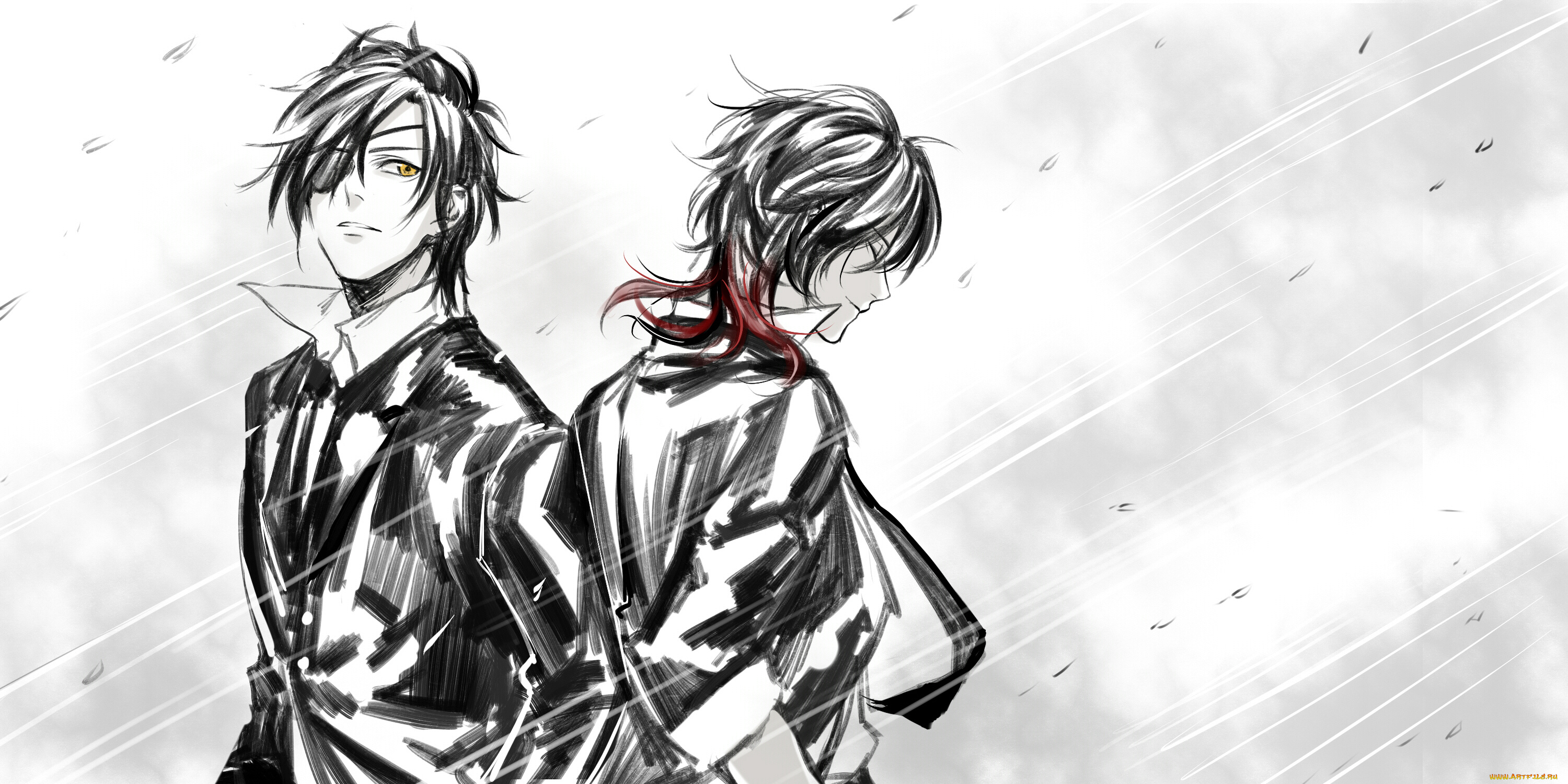 аниме, touken, ranbu, танец, мечей