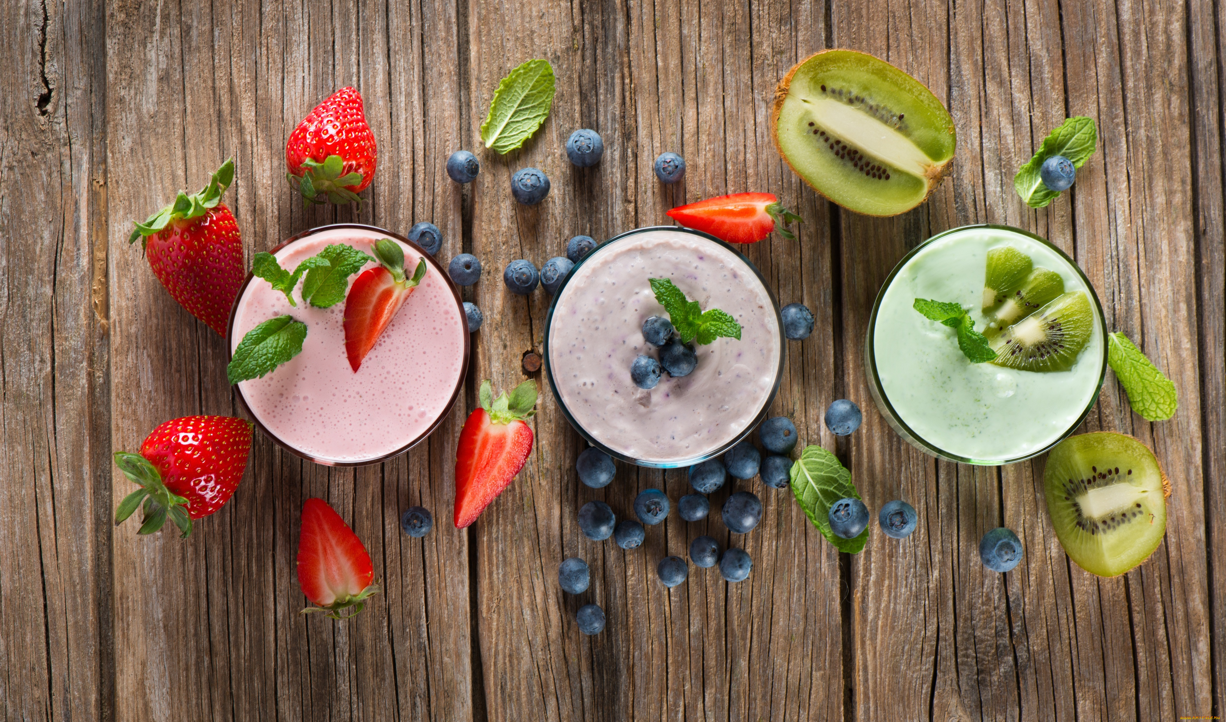 еда, масло, , молочные, продукты, ягоды, йогурт, киви, черника, клубника