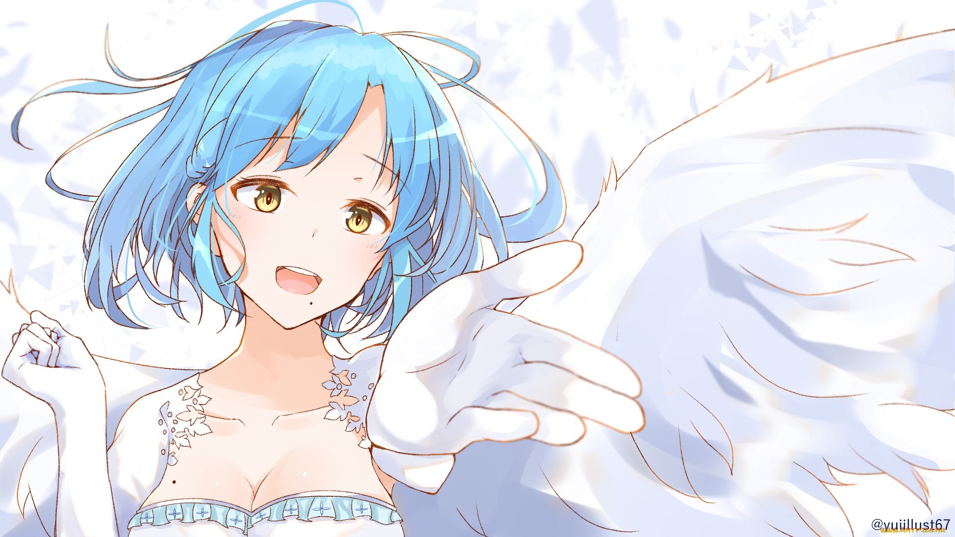 аниме, ангелы, , демоны, девушка