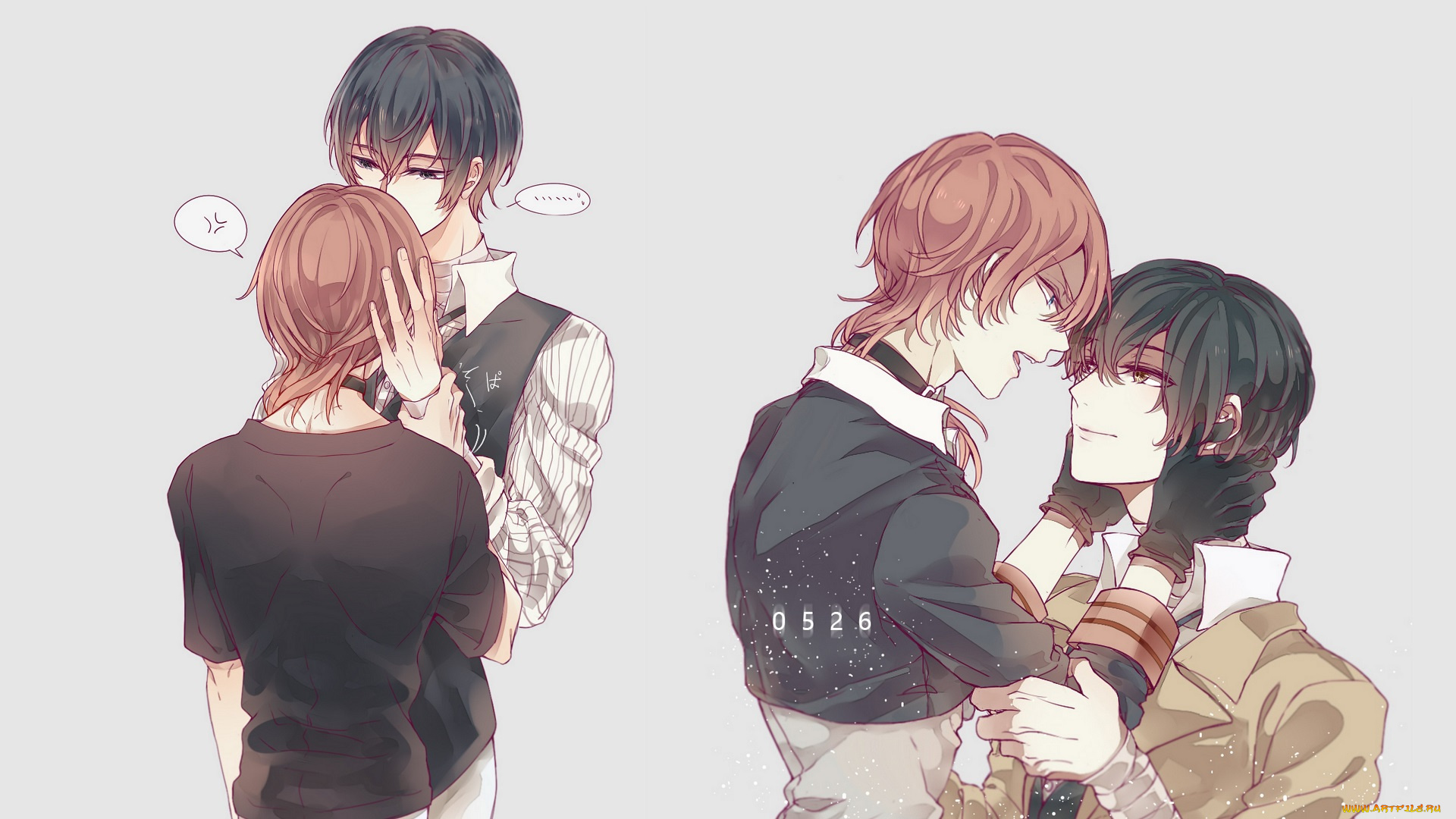 аниме, bungou, stray, dogs, бродячие, псы, литературные, гении