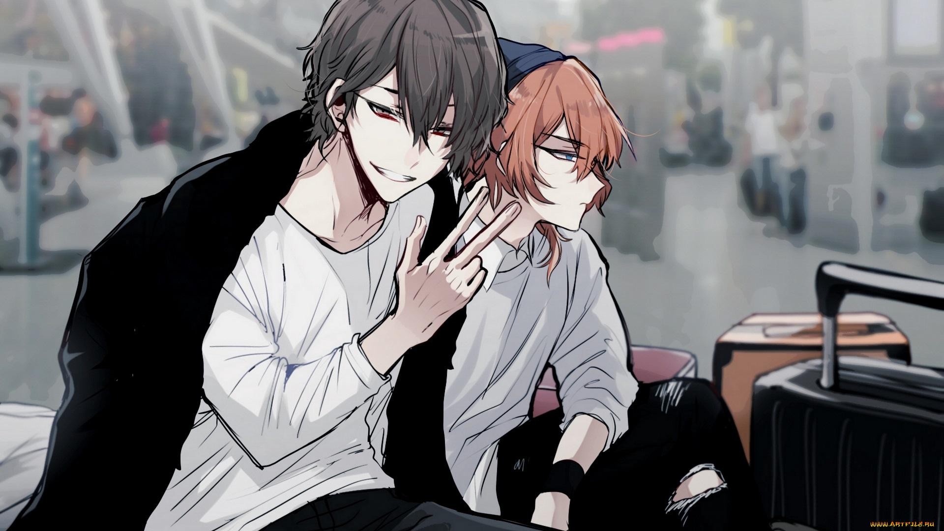 аниме, bungou, stray, dogs, бродячие, псы, литературные, гении