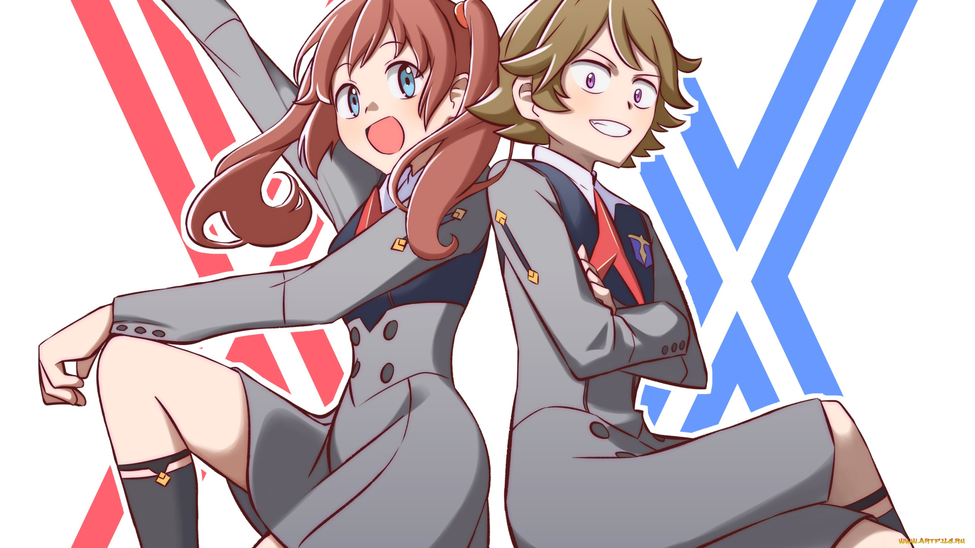 аниме, darling, in, the, frankxx, девушка, милый, во, франксе, darling, in, the, frankxx