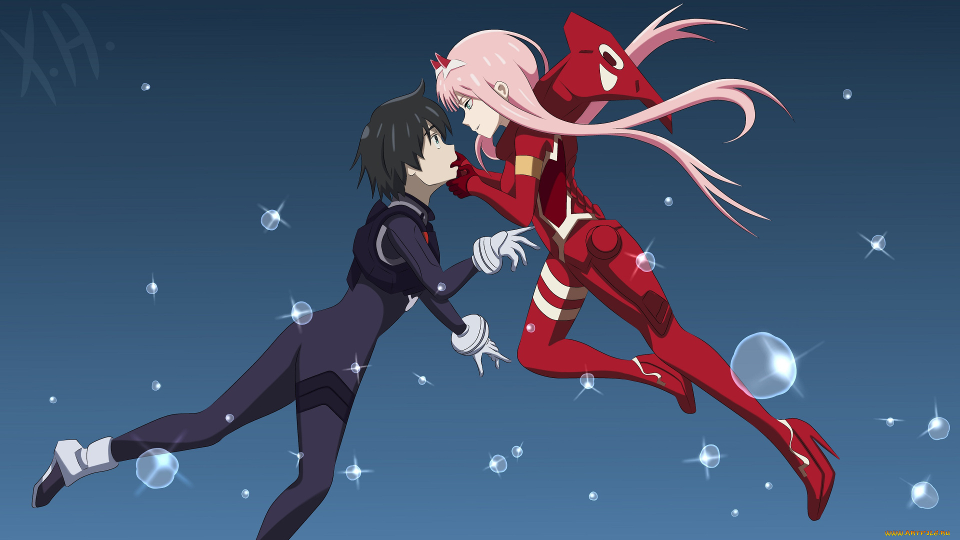 аниме, darling, in, the, frankxx, девушка, милый, во, франксе, darling, in, the, frankxx