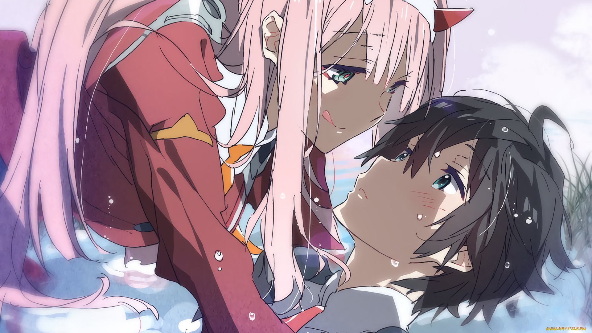 аниме, darling, in, the, frankxx, девушка, милый, во, франксе, darling, in, the, frankxx