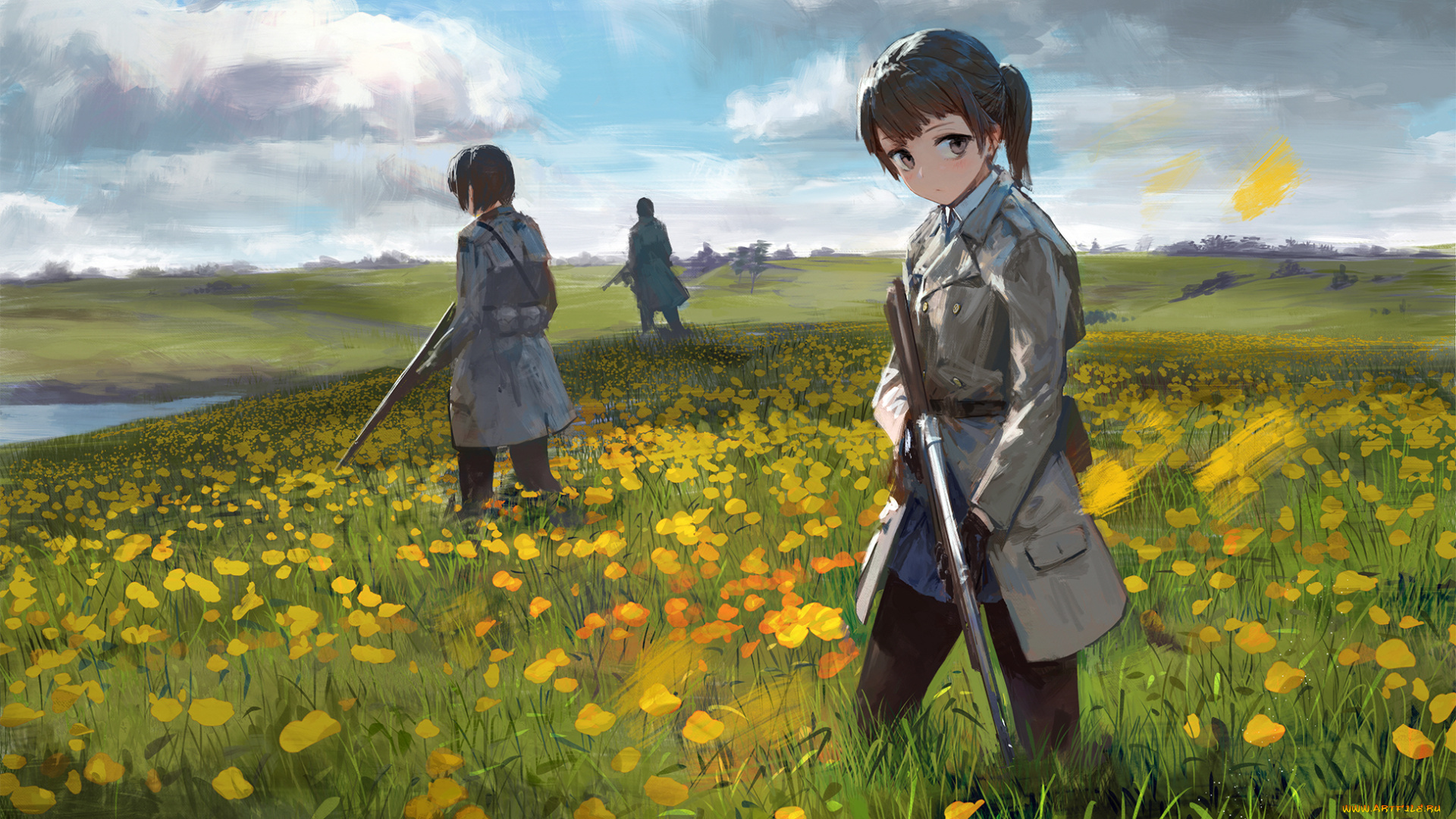 аниме, girls, frontline, девушки