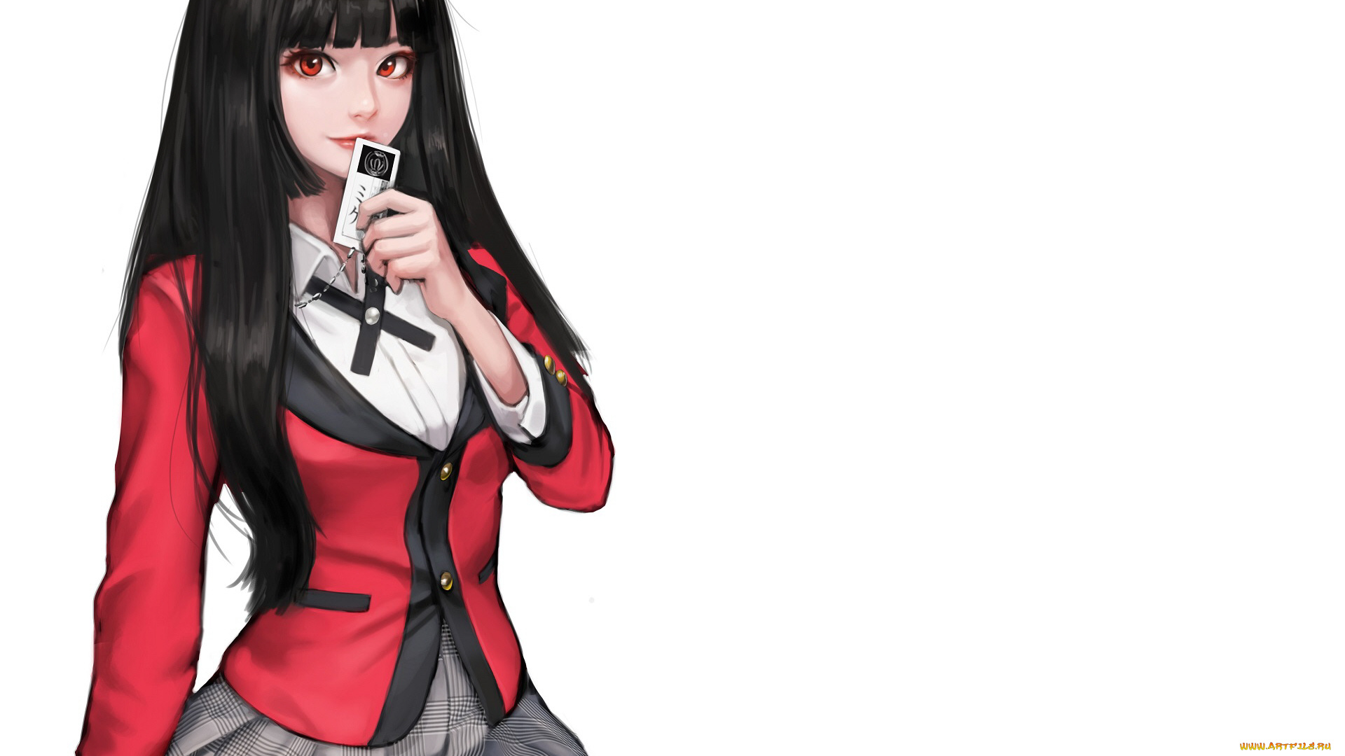 аниме, kakegurui, девушка