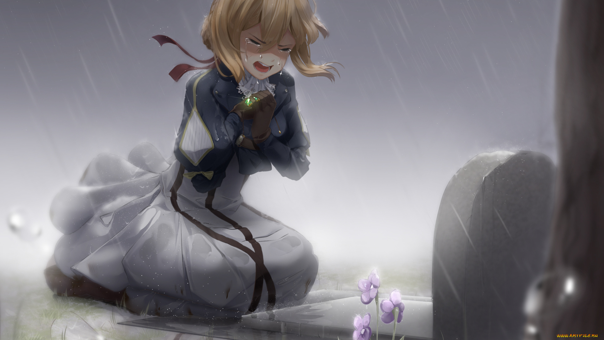 аниме, violet, evergarden, девушка