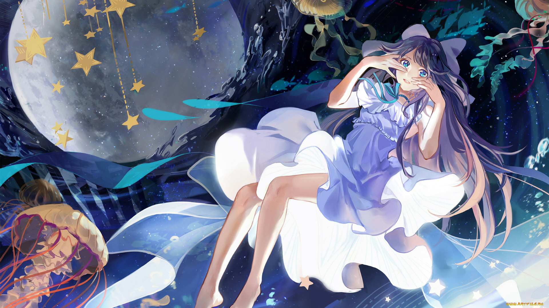 аниме, vocaloid, девушка