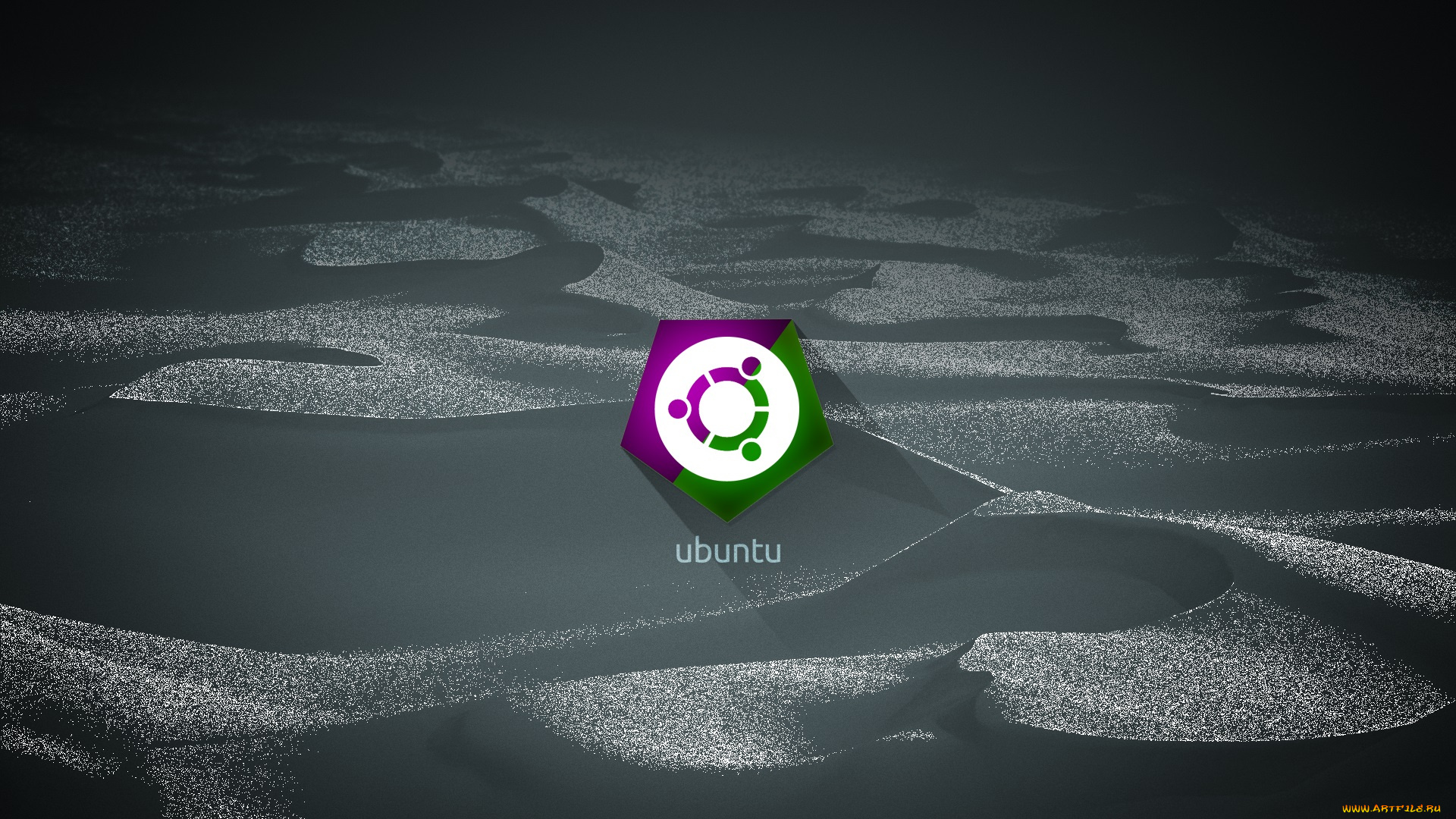 компьютеры, ubuntu, linux, фон, логотип