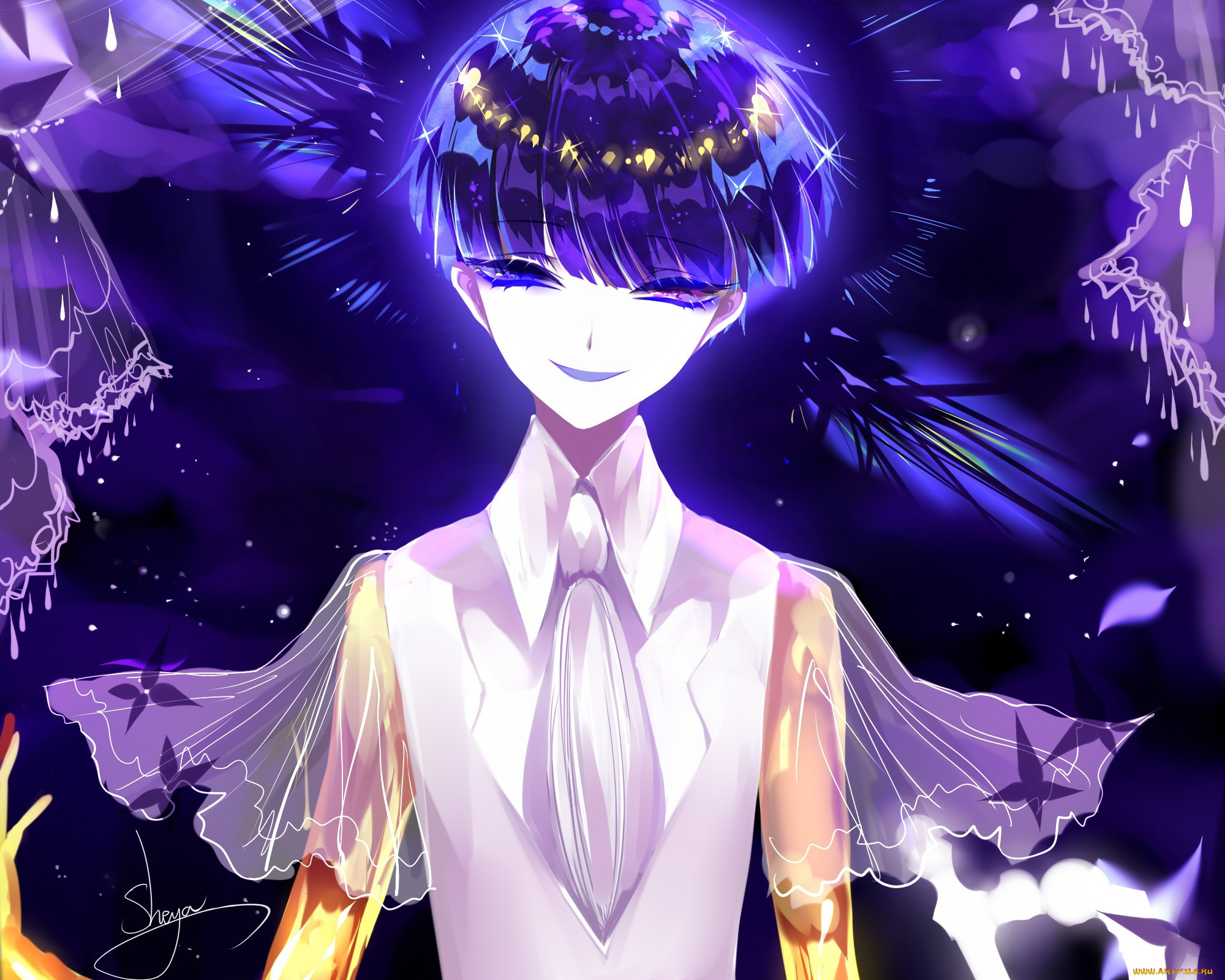 аниме, houseki, no, kuni, девушка