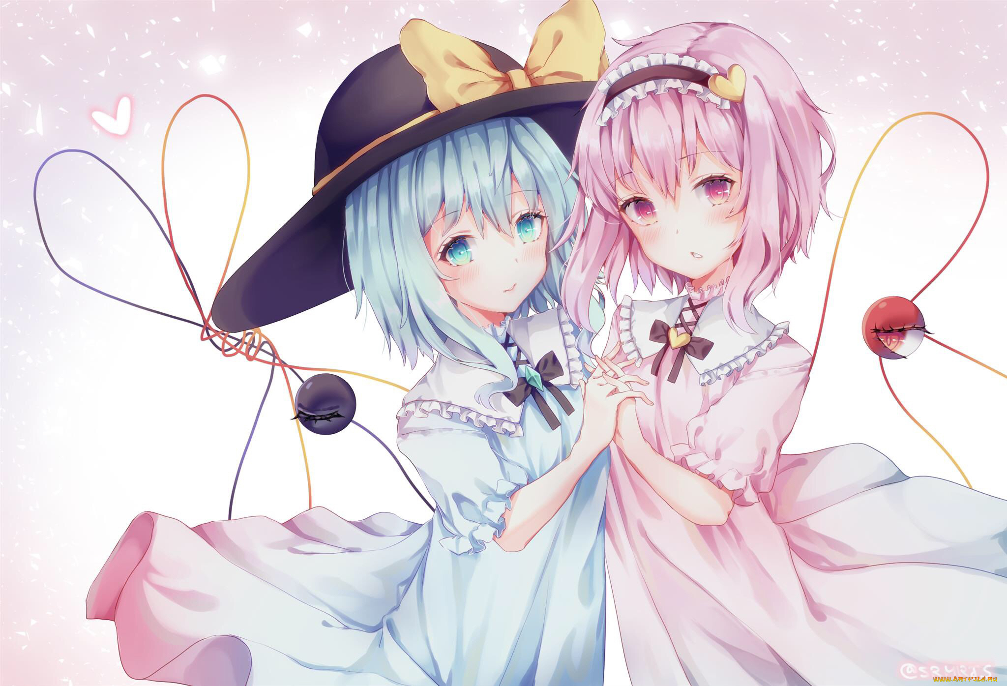 аниме, touhou, девочки