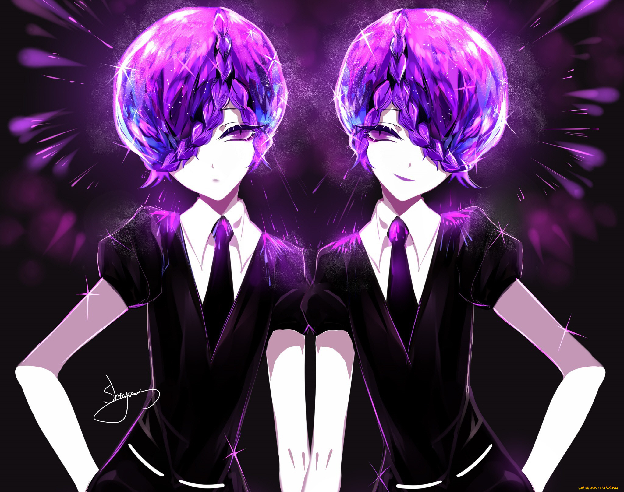 аниме, houseki, no, kuni, девушка