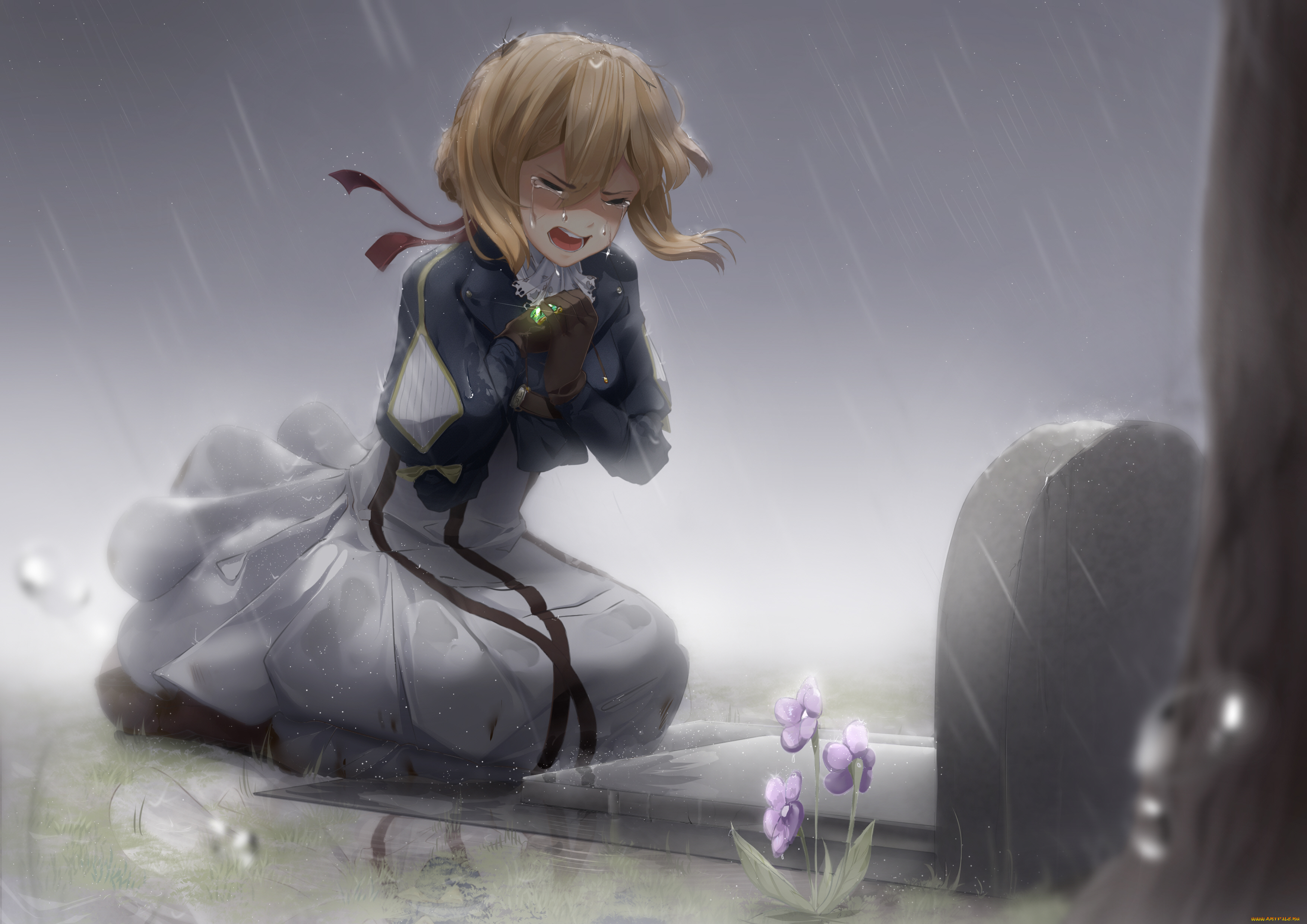 аниме, violet, evergarden, девушка