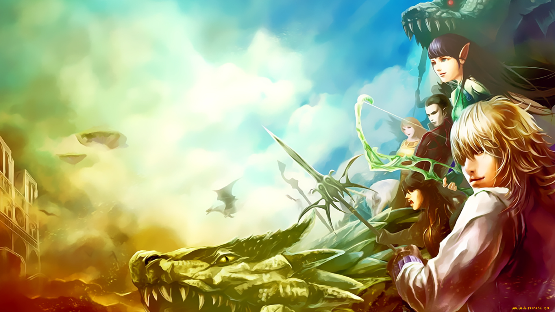 календари, фэнтези, существо, люди, calendar, 2019