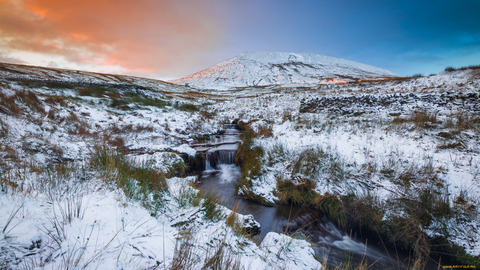 природа, зима, простор